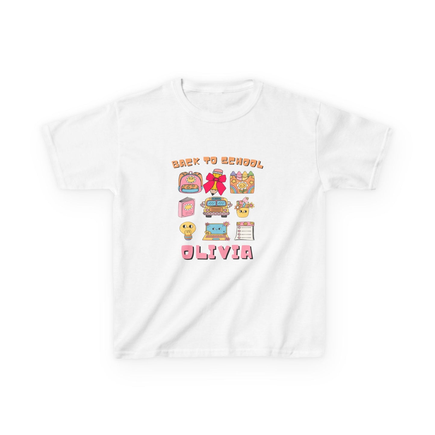 Custom Kids’ Shirt for First Day – Back to School Design