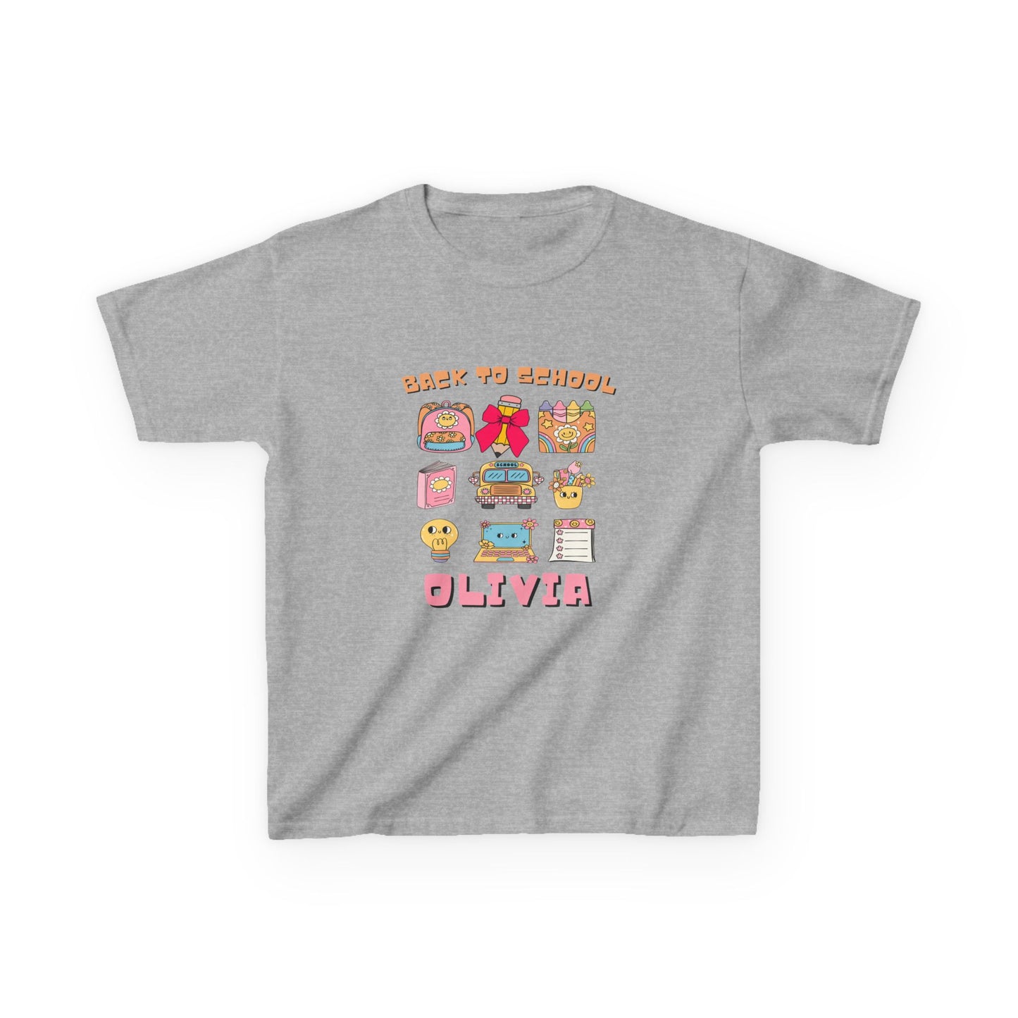 Custom Kids’ Shirt for First Day – Back to School Design