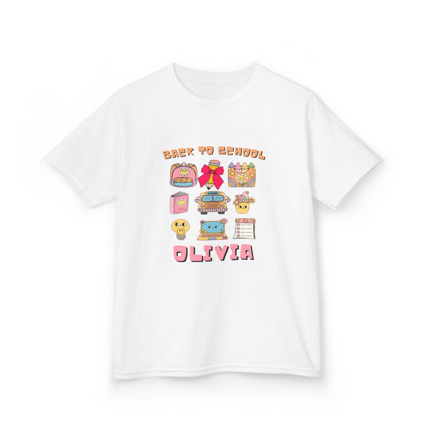 Custom Kids’ Shirt for First Day – Back to School Design