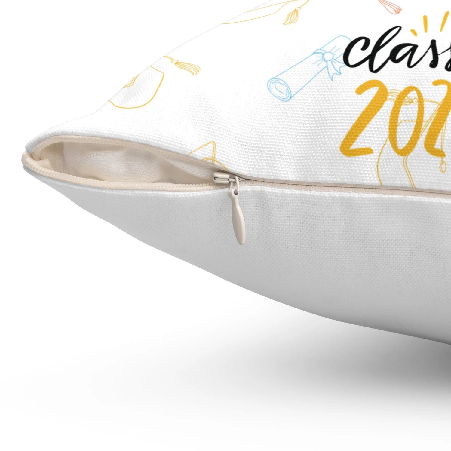 2025 Graduate Spun Polyester Square Pillow Printify