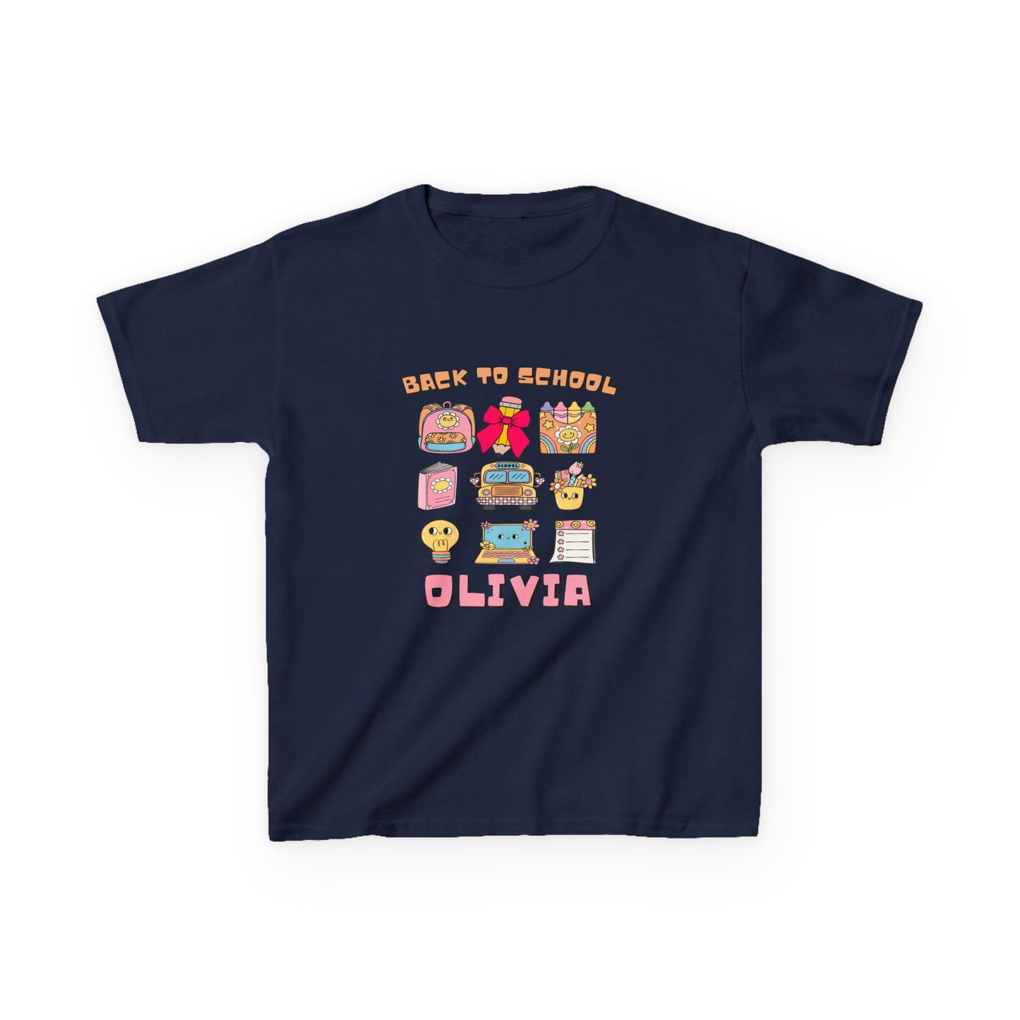 Custom Kids’ Shirt for First Day – Back to School Design
