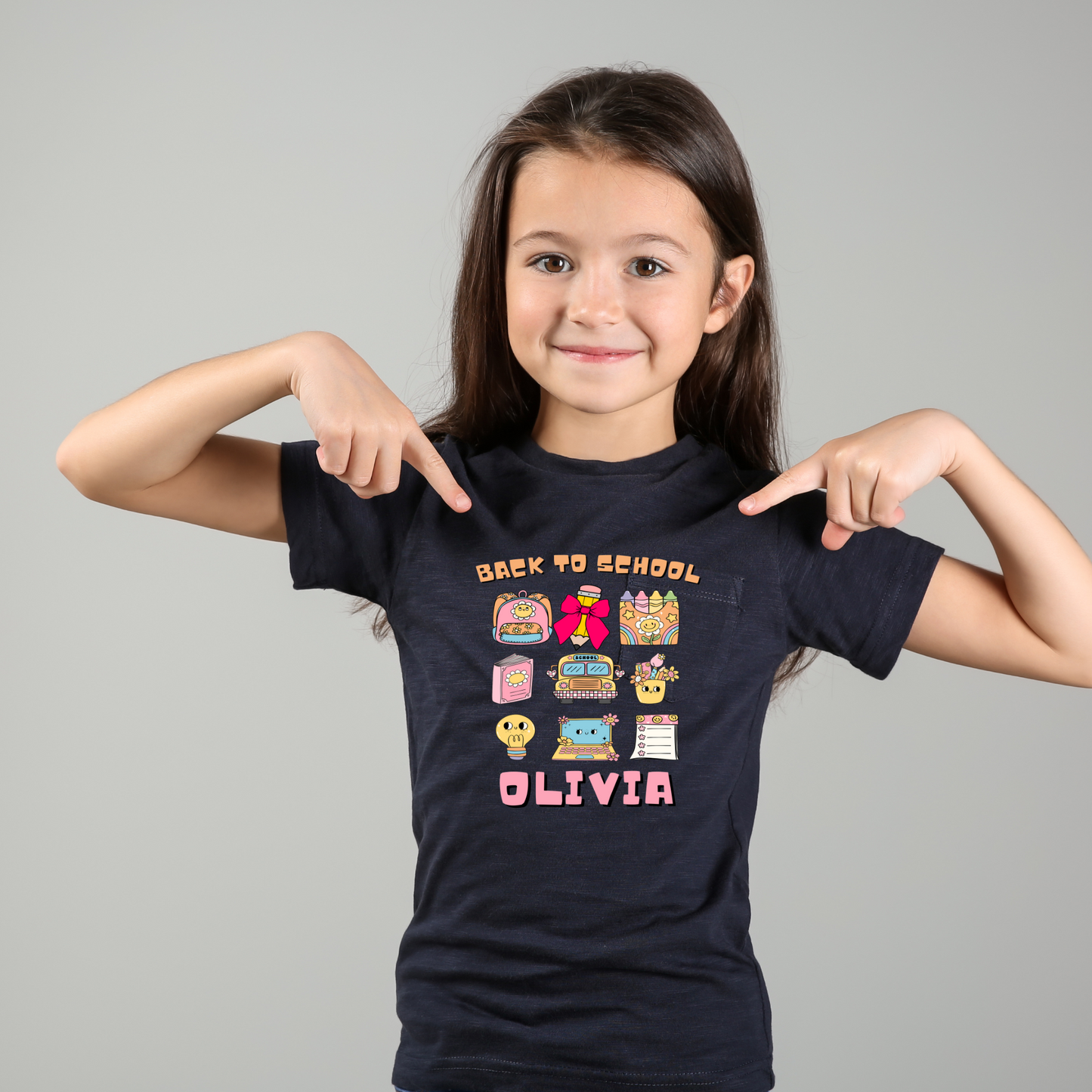 Custom Kids’ Shirt for First Day – Back to School Design