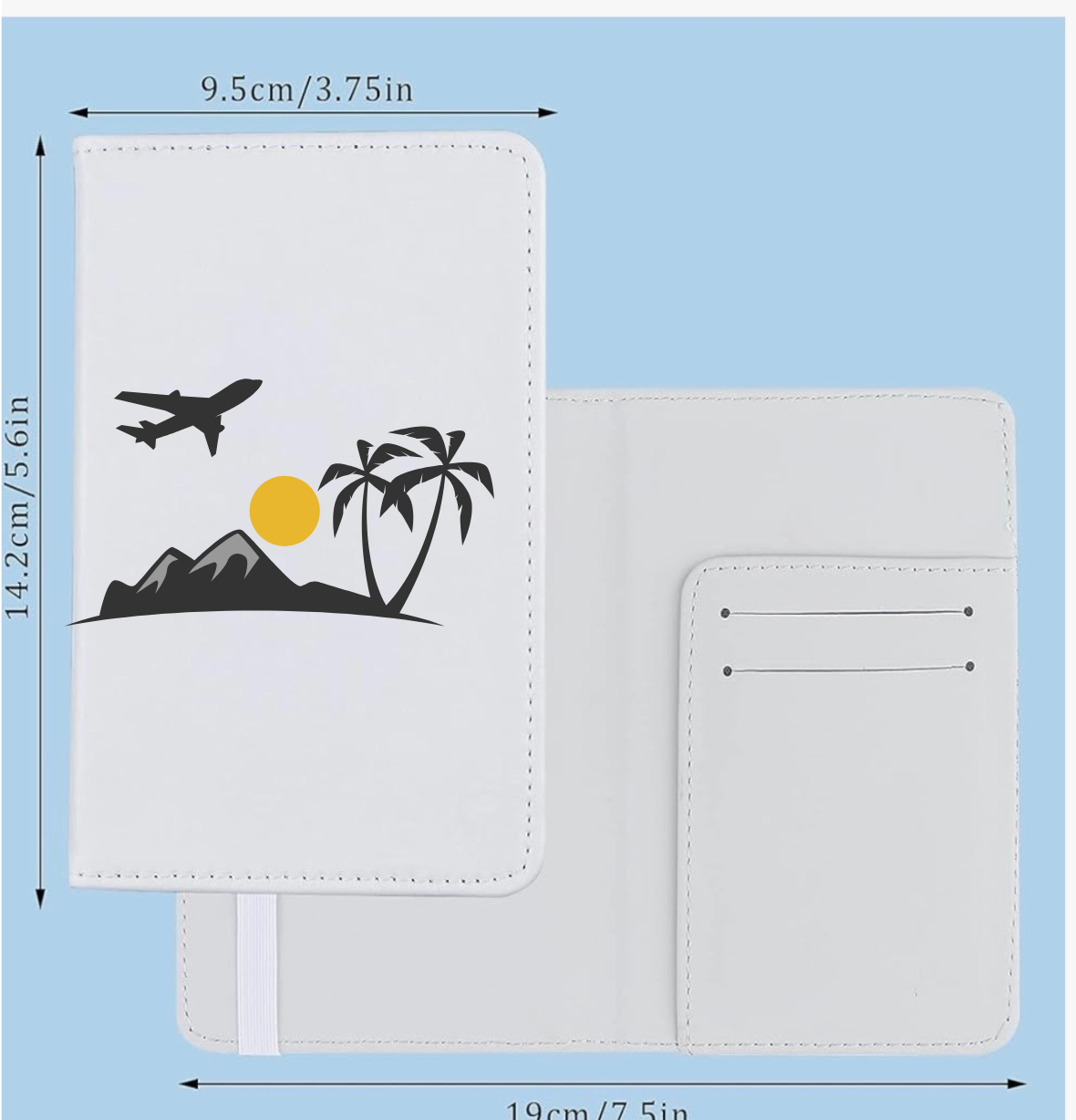 " Custom Passport Cover – “Travel Edition” (Personalized)