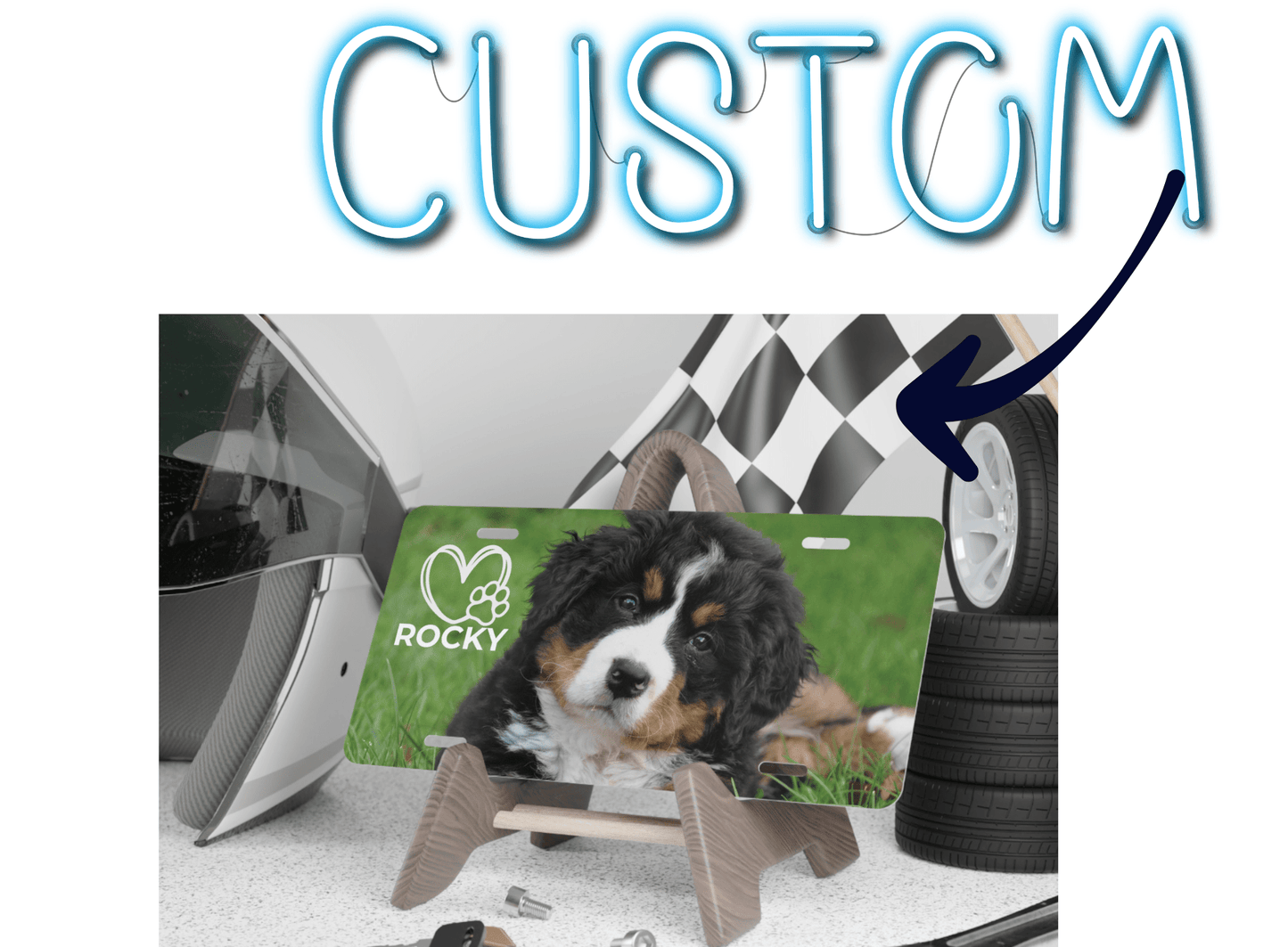 Custom car plate - Makarios kustom printing
