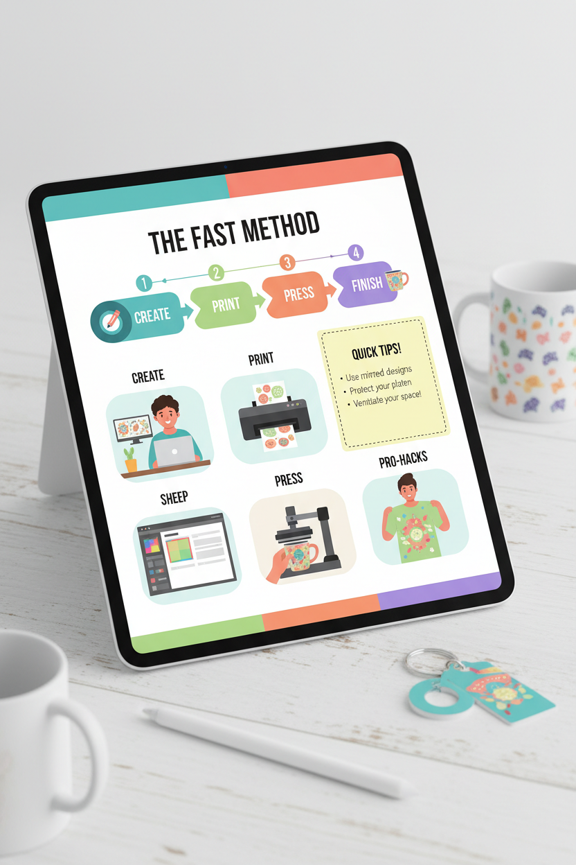 FAST Method Page - Step-by-step sublimation process guide for beginners