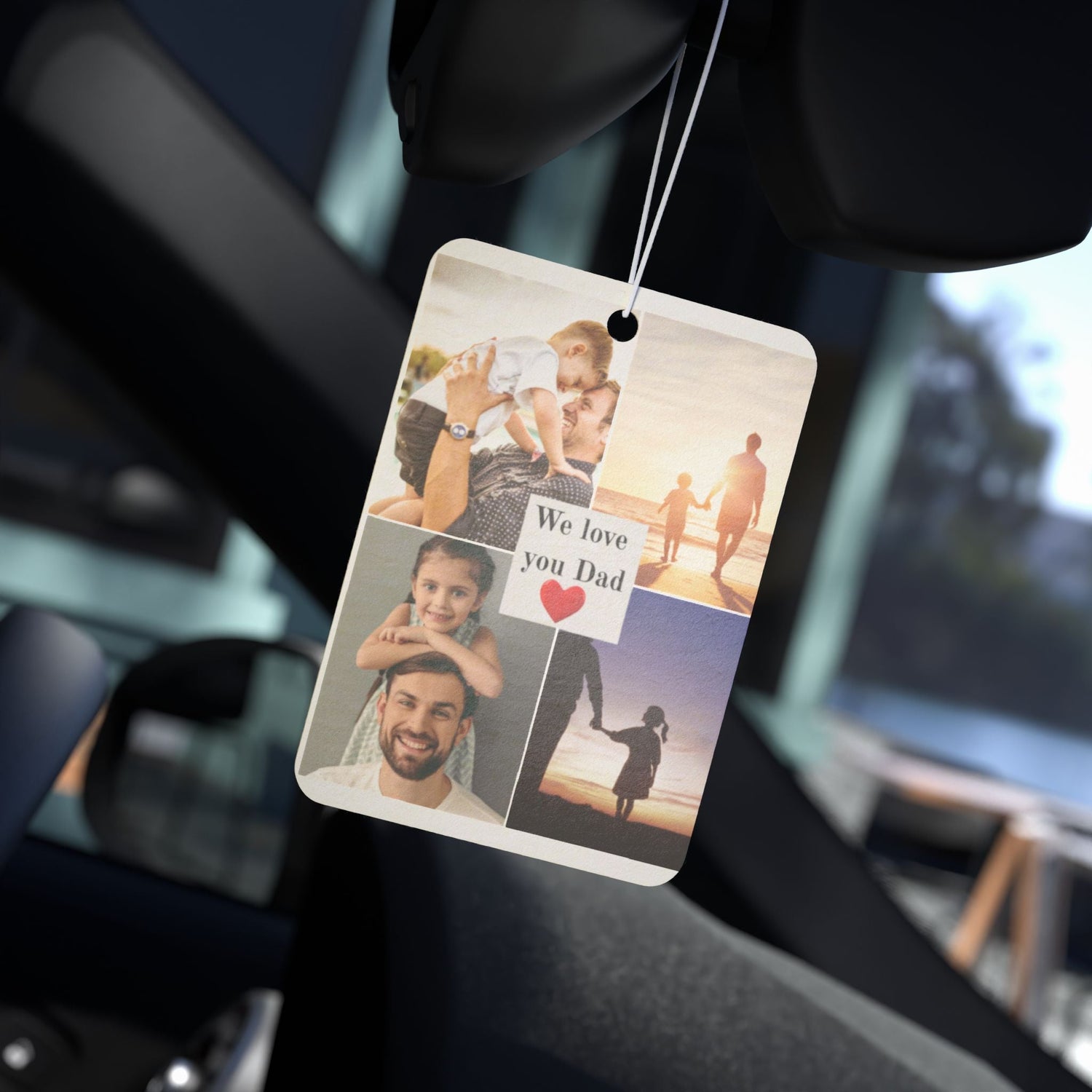 custom photo car rearview mirror air freshener