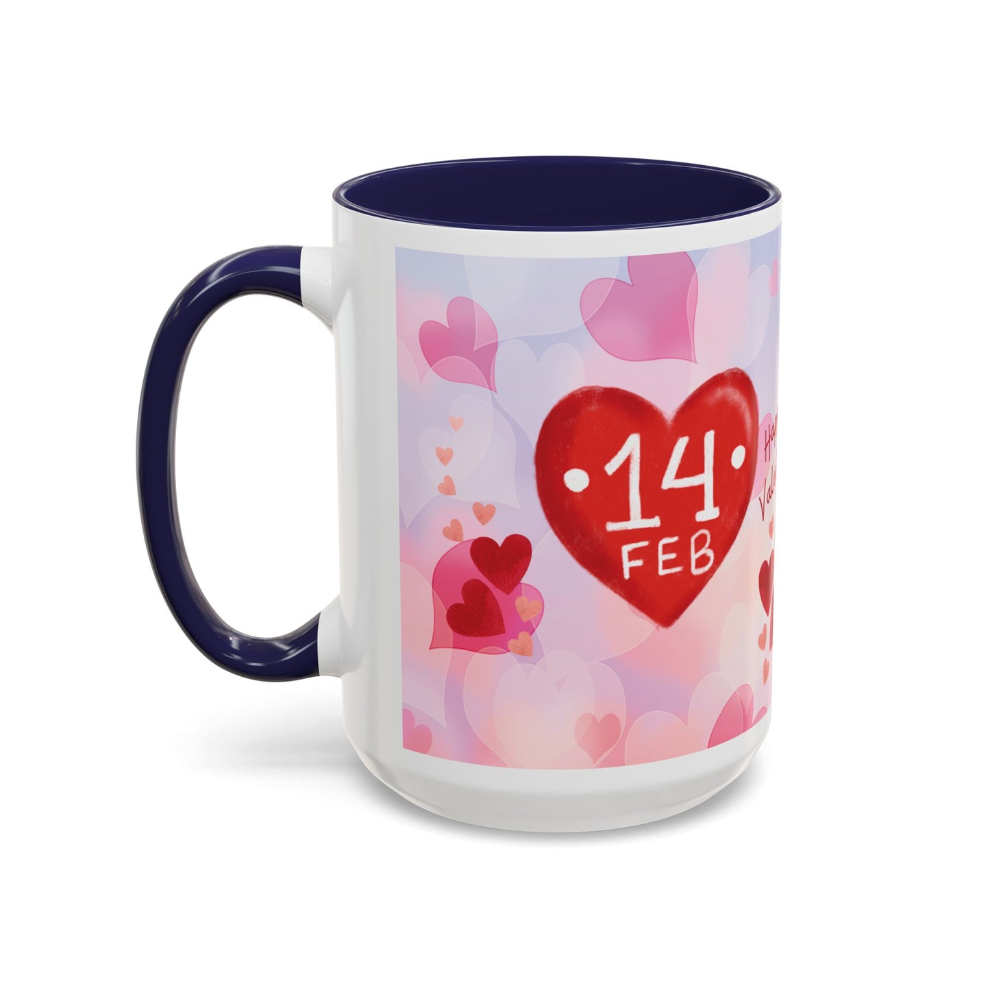 Valentine’s Day Mug Set – Romantic Heart & Custom Photo Design