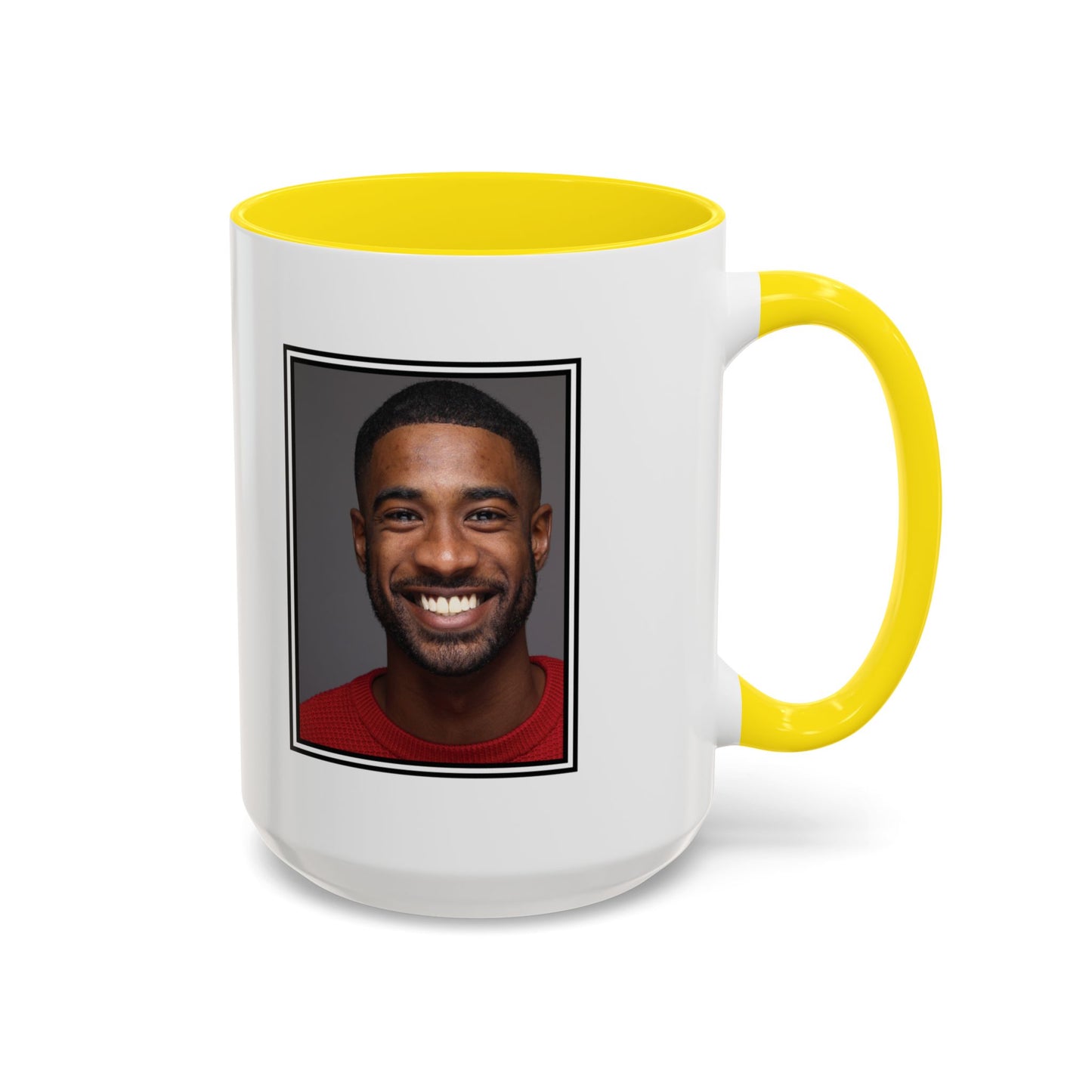 Custom Father's Day Accent Coffee Mug | 11oz & 15oz Personalized Ceramic Mug