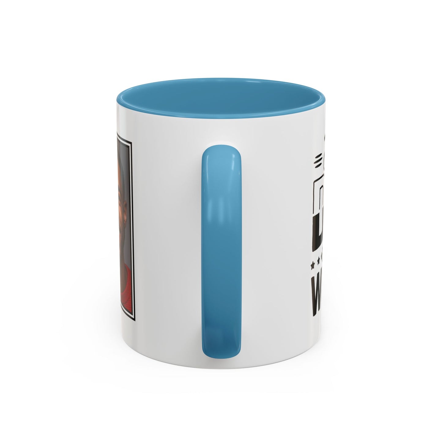Custom Father's Day Accent Coffee Mug | 11oz & 15oz Personalized Ceramic Mug