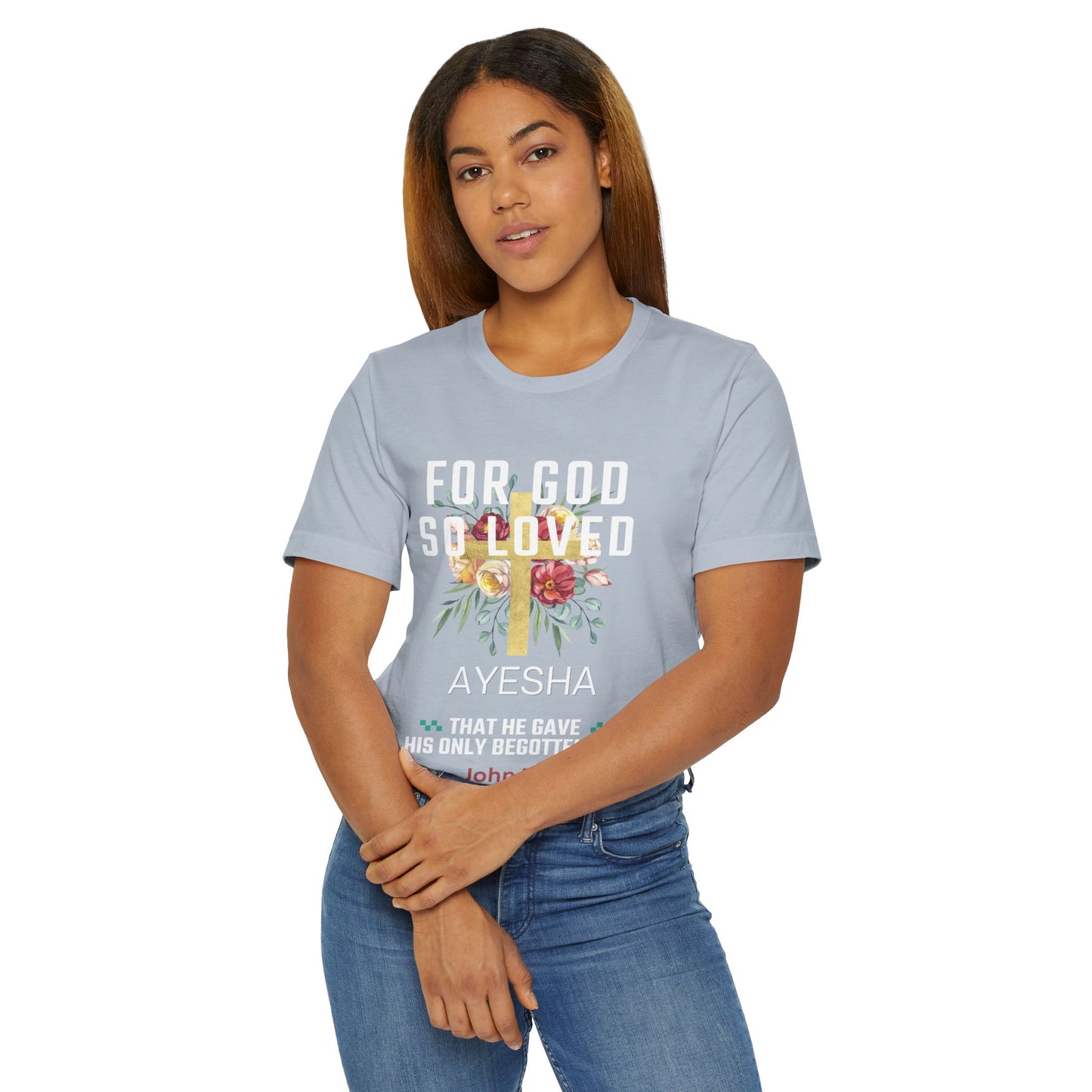Faith Over Everything “With Jesus” Tee| Unisex Jersey Tee