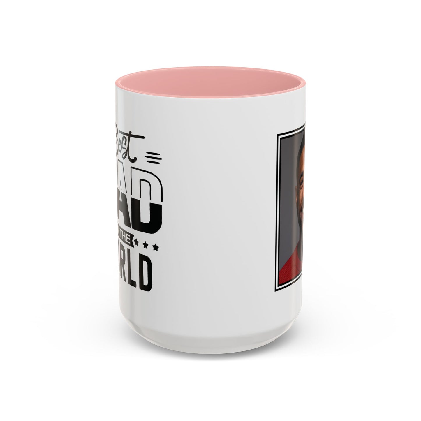 Custom Father's Day Accent Coffee Mug | 11oz & 15oz Personalized Ceramic Mug