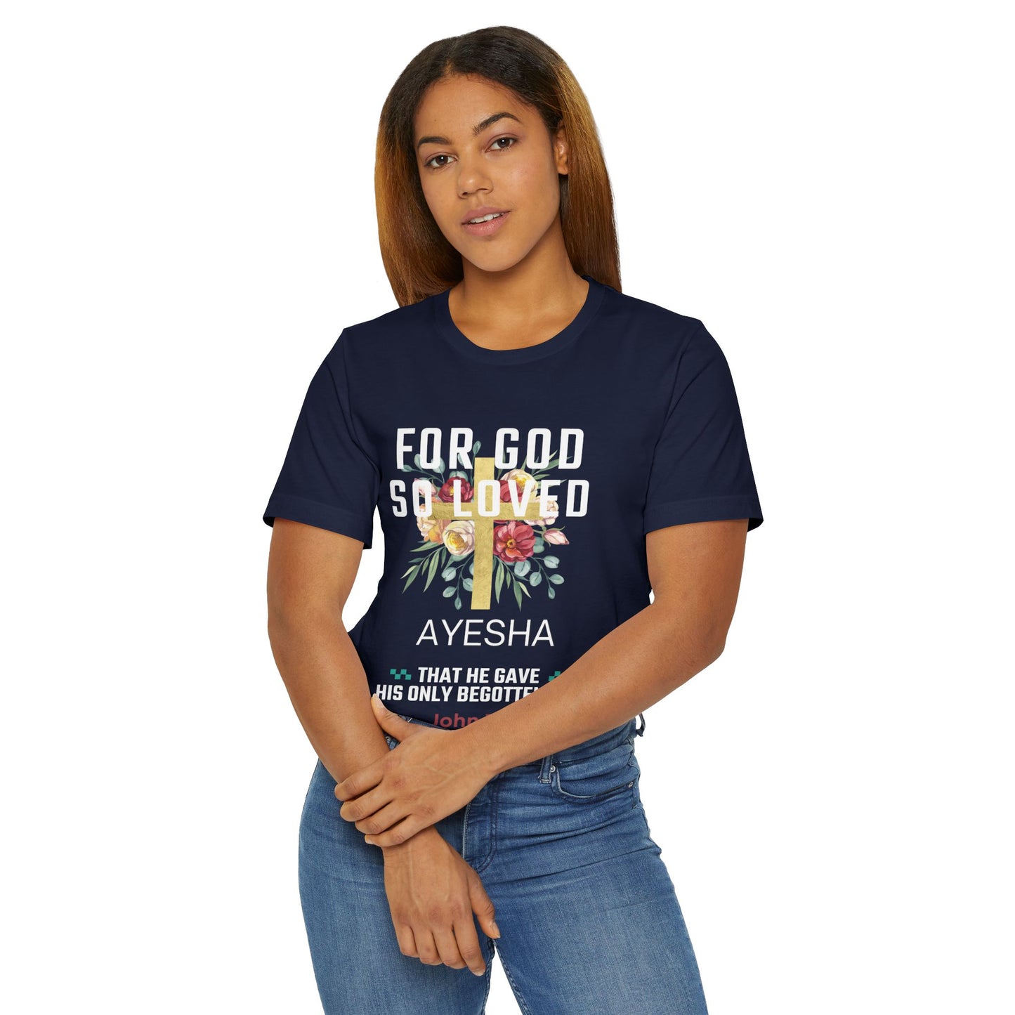 Faith Over Everything “With Jesus” Tee| Unisex Jersey Tee