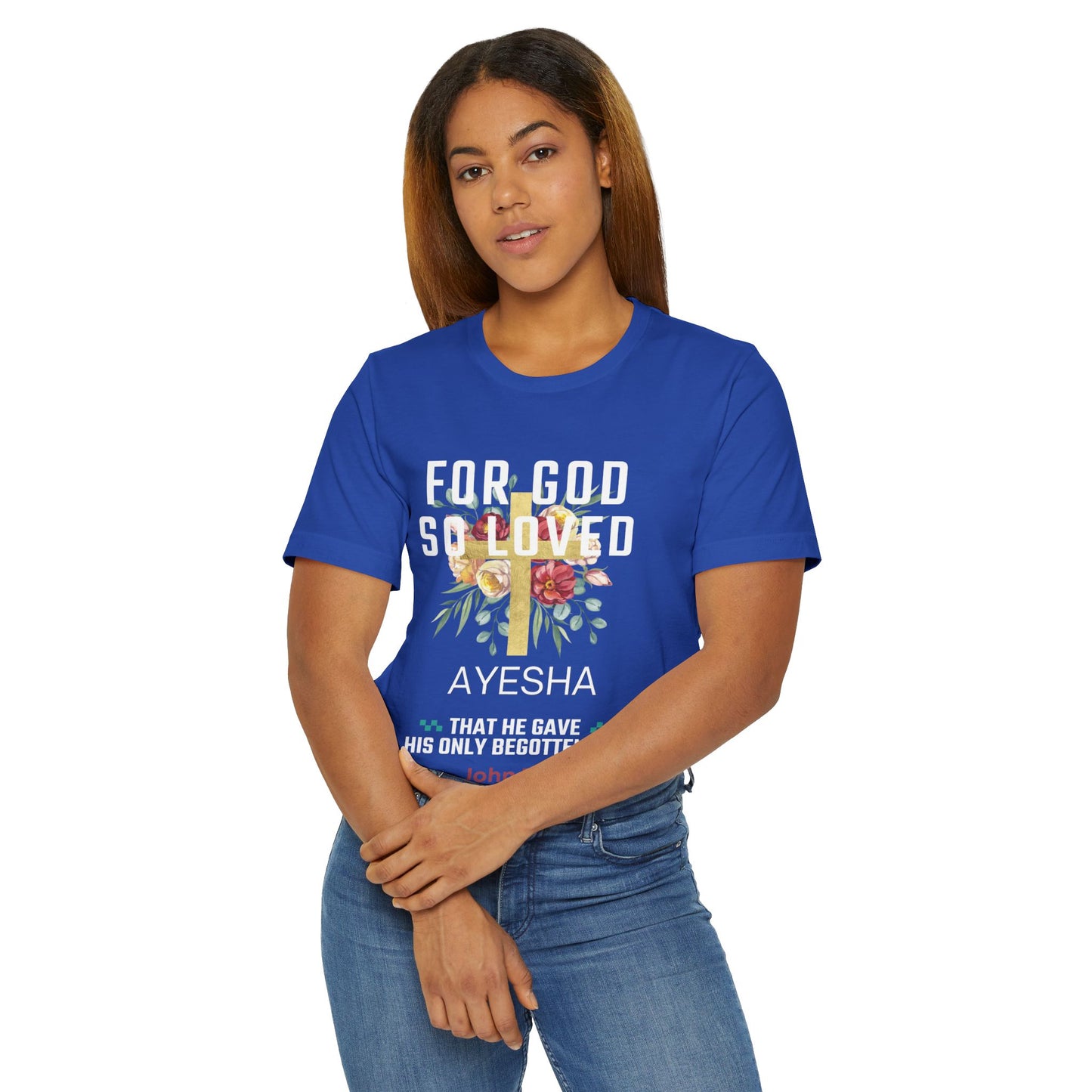 Faith Over Everything “With Jesus” Tee| Unisex Jersey Tee