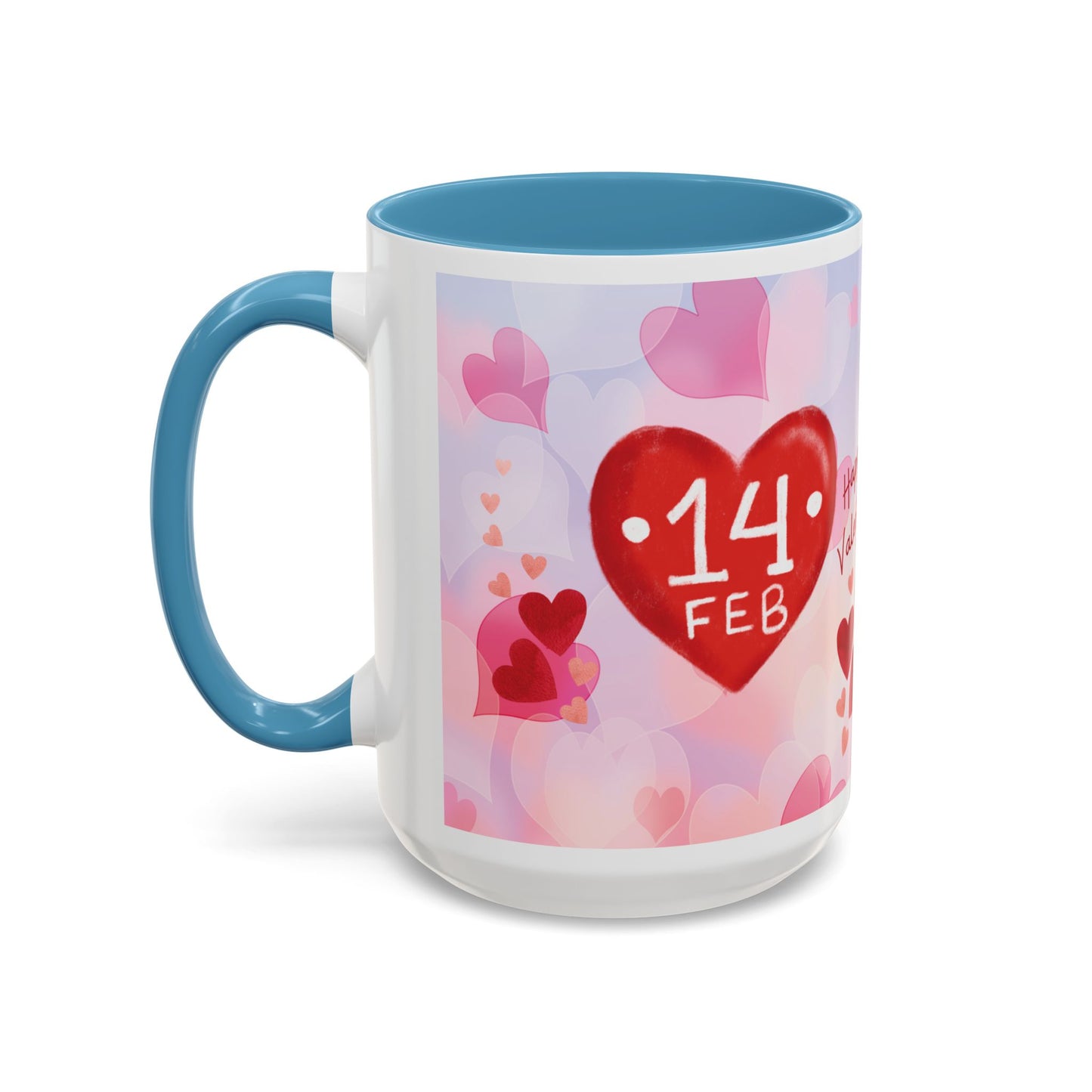 Valentine’s Day Mug Set – Romantic Heart & Custom Photo Design
