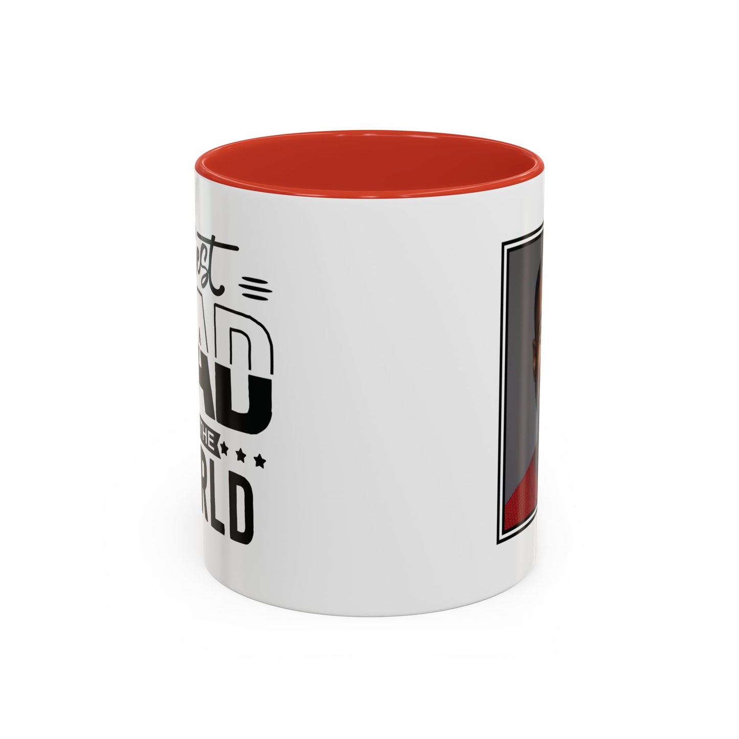 Custom Father's Day Accent Coffee Mug | 11oz & 15oz Personalized Ceramic Mug