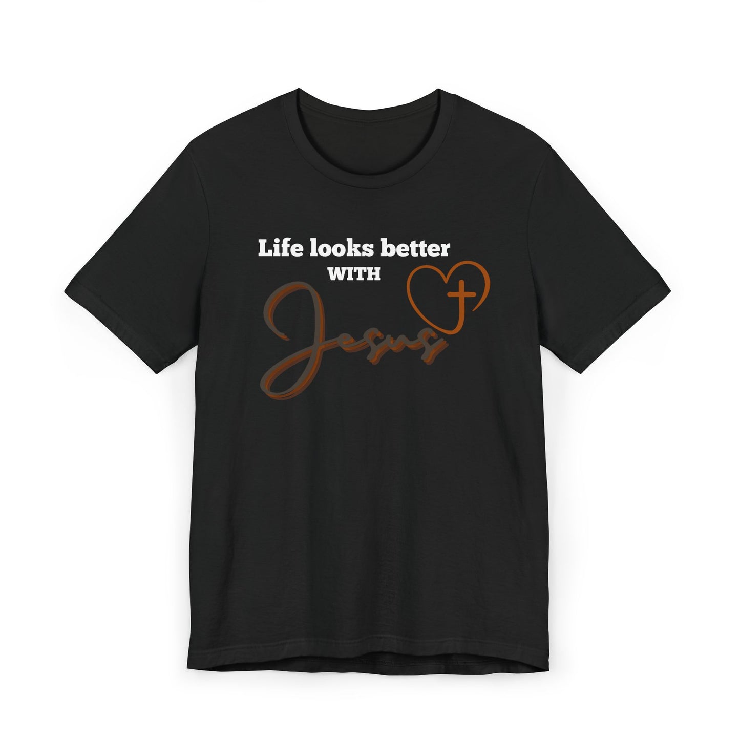 Faith Over Everything “With Jesus” Tee| Unisex Jersey Tee
