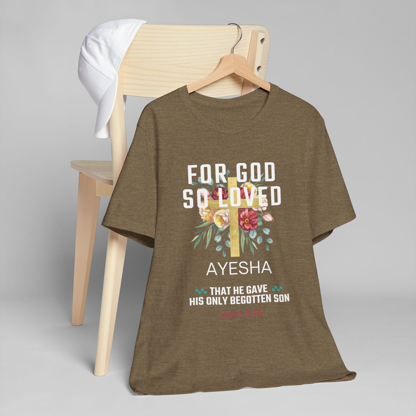 Faith Over Everything “With Jesus” Tee| Unisex Jersey Tee