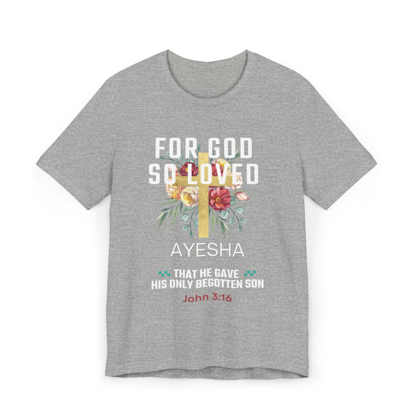 Faith Over Everything “With Jesus” Tee| Unisex Jersey Tee