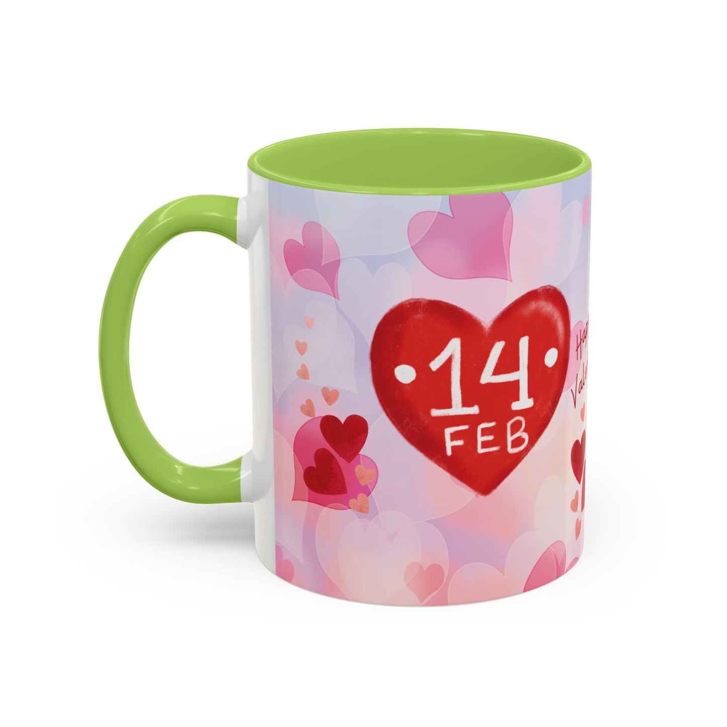 Valentine’s Day Mug Set – Romantic Heart & Custom Photo Design