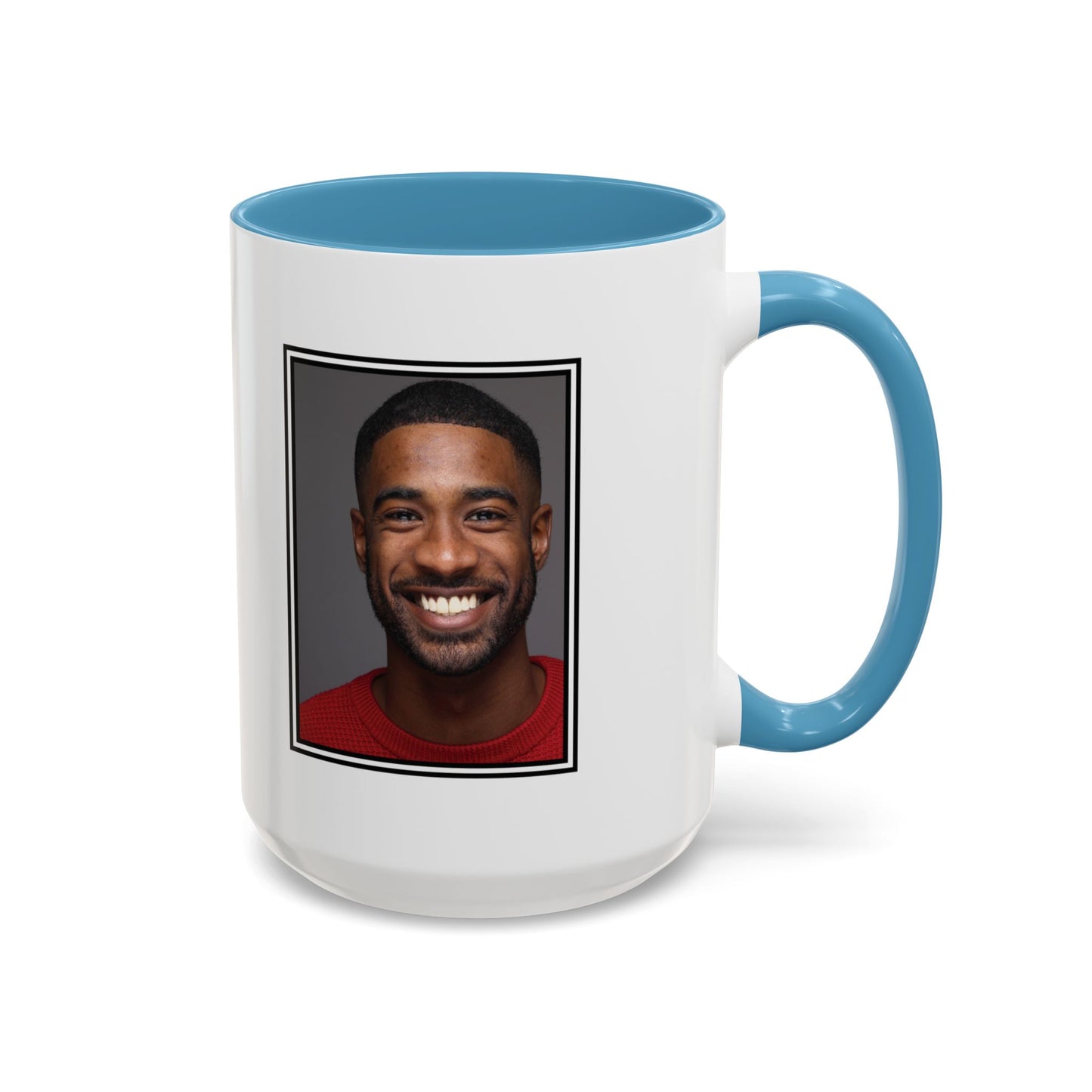 Custom Father's Day Accent Coffee Mug | 11oz & 15oz Personalized Ceramic Mug