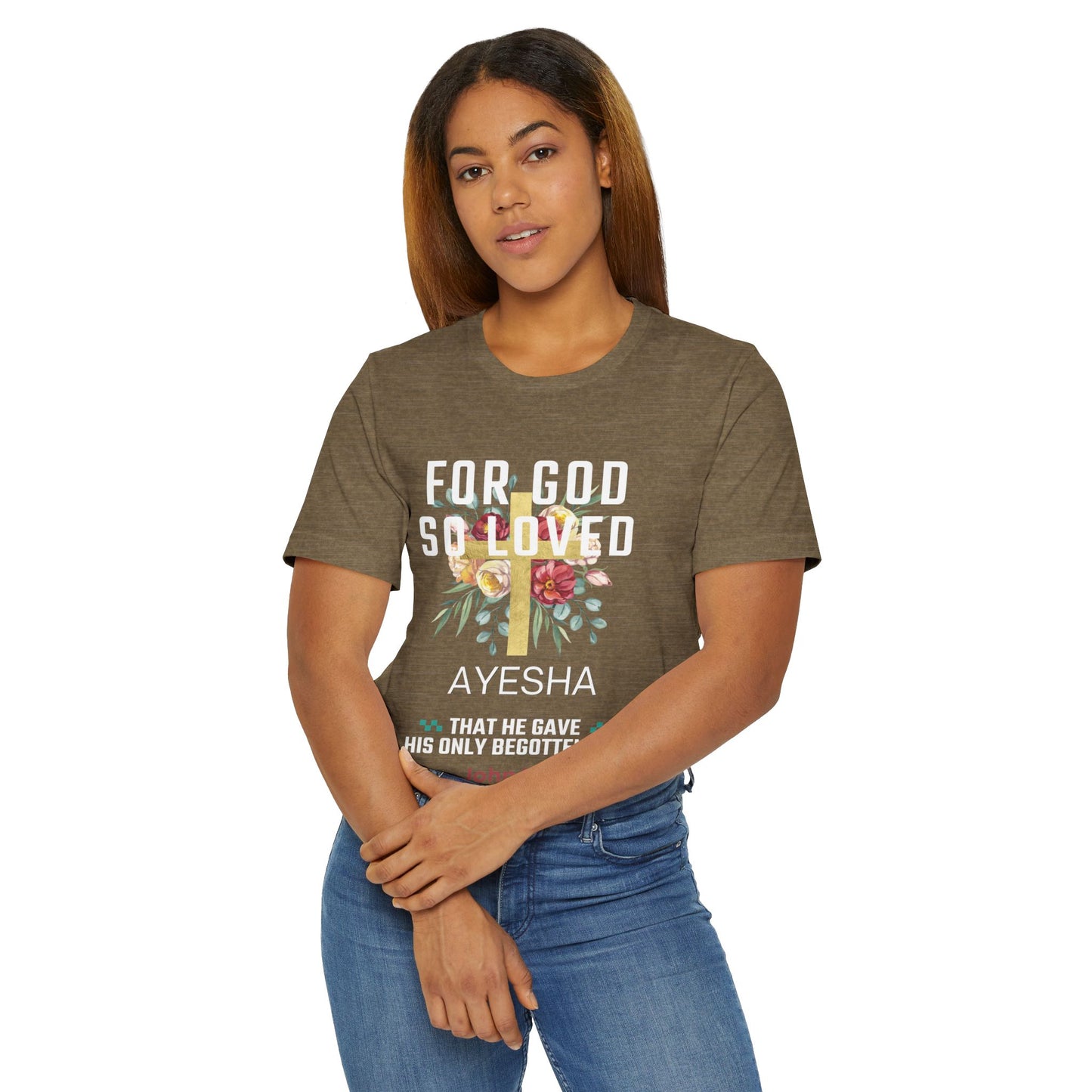 Faith Over Everything “With Jesus” Tee| Unisex Jersey Tee