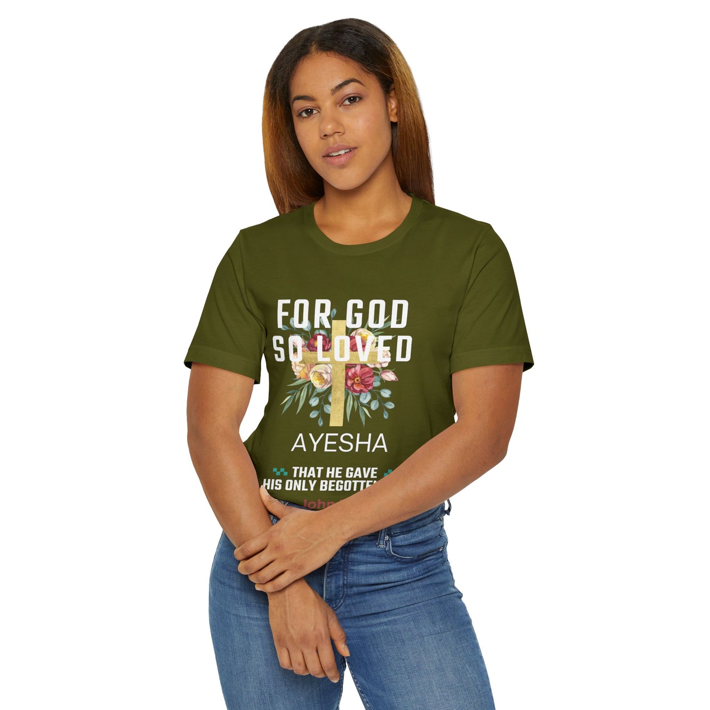 Faith Over Everything “With Jesus” Tee| Unisex Jersey Tee