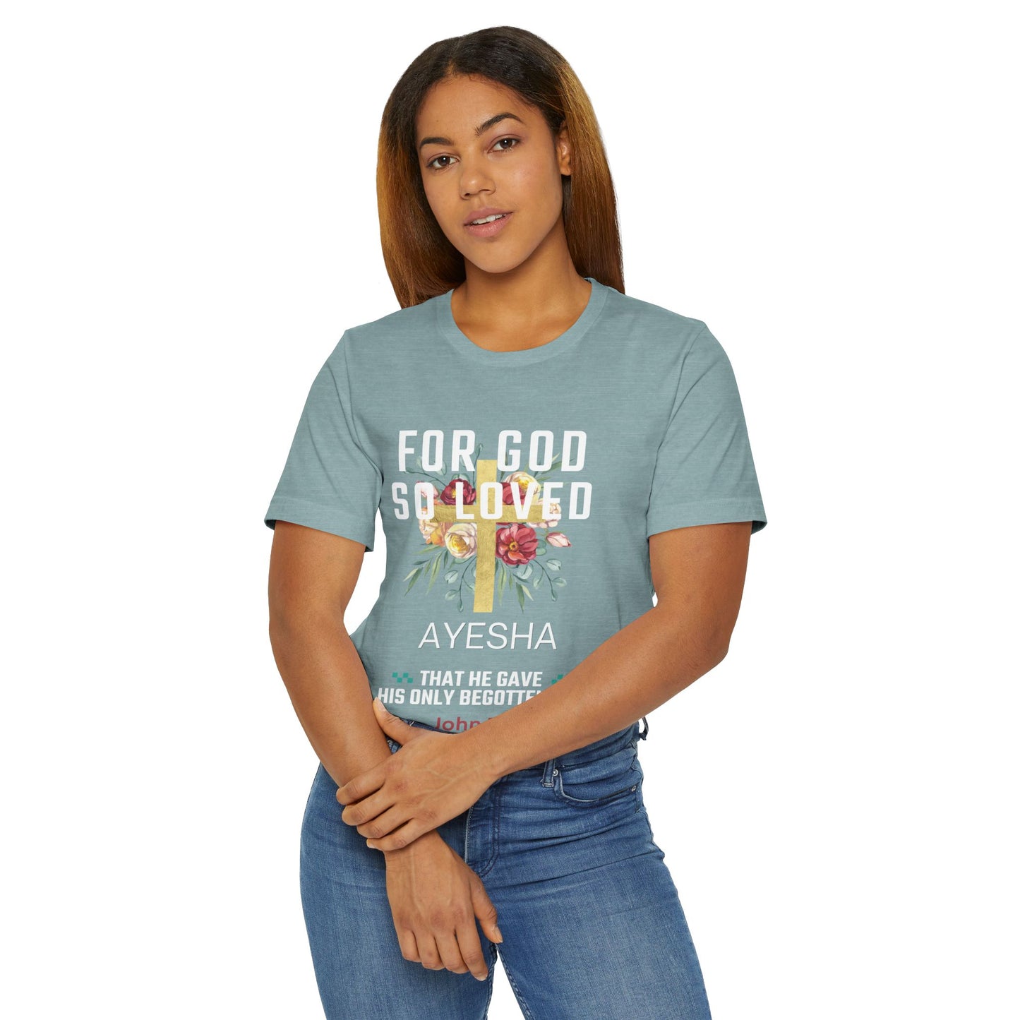 Faith Over Everything “With Jesus” Tee| Unisex Jersey Tee