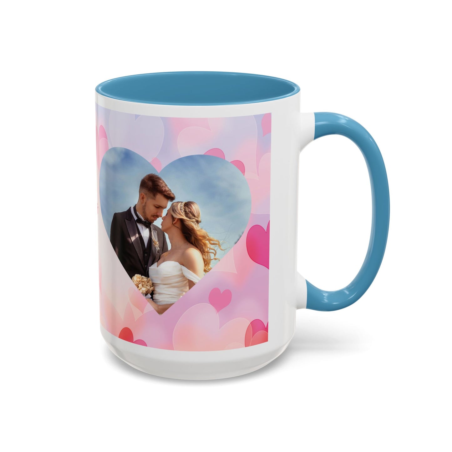 Valentine’s Day Mug Set – Romantic Heart & Custom Photo Design