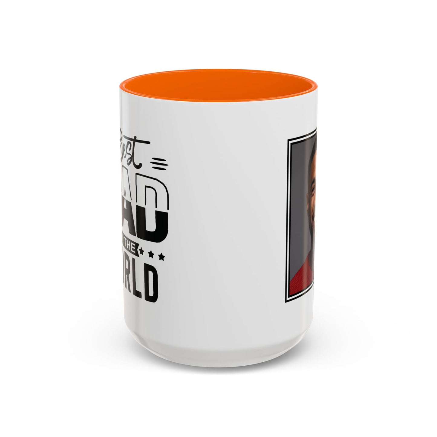 Custom Father's Day Accent Coffee Mug | 11oz & 15oz Personalized Ceramic Mug