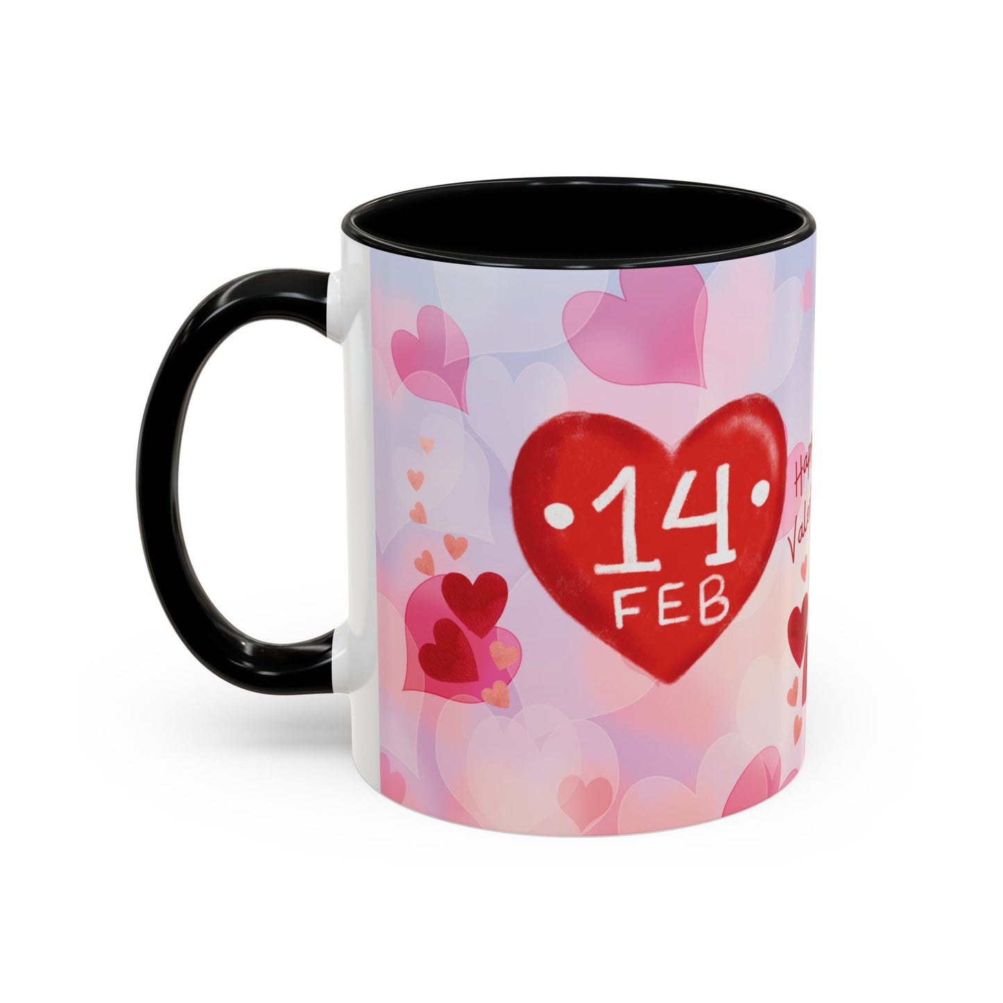 Valentine’s Day Mug Set – Romantic Heart & Custom Photo Design