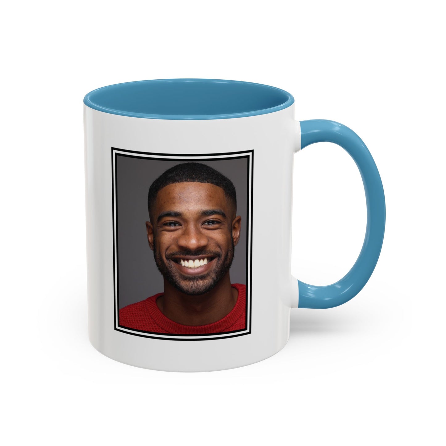Custom Father's Day Accent Coffee Mug | 11oz & 15oz Personalized Ceramic Mug