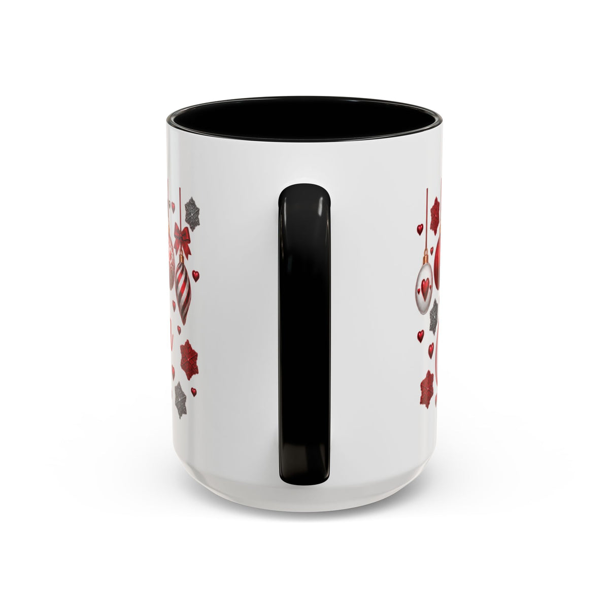 Personalized Christmas Mug with Name – Accent Coffee Mug (11, 15oz)