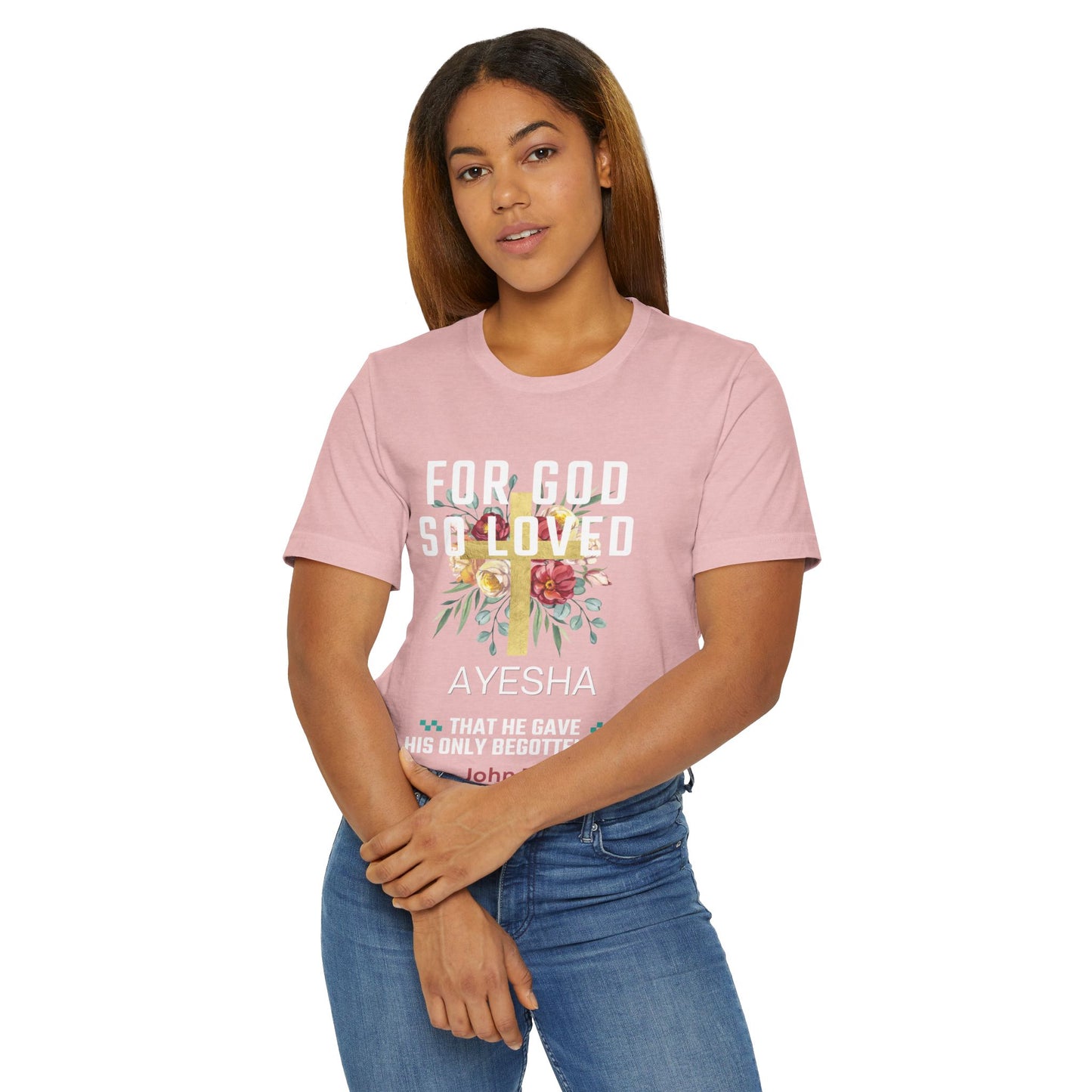 Faith Over Everything “With Jesus” Tee| Unisex Jersey Tee