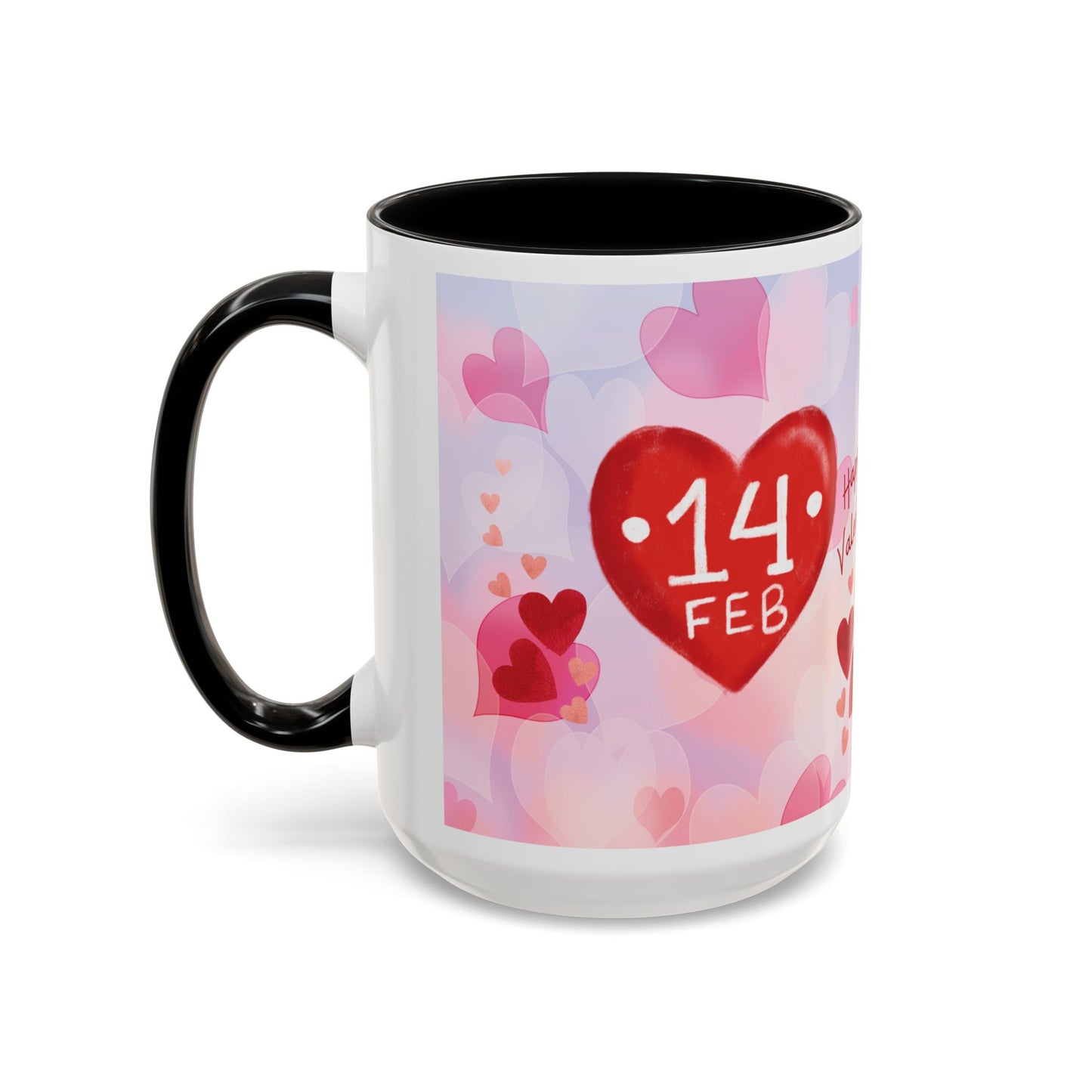 Valentine’s Day Mug Set – Romantic Heart & Custom Photo Design