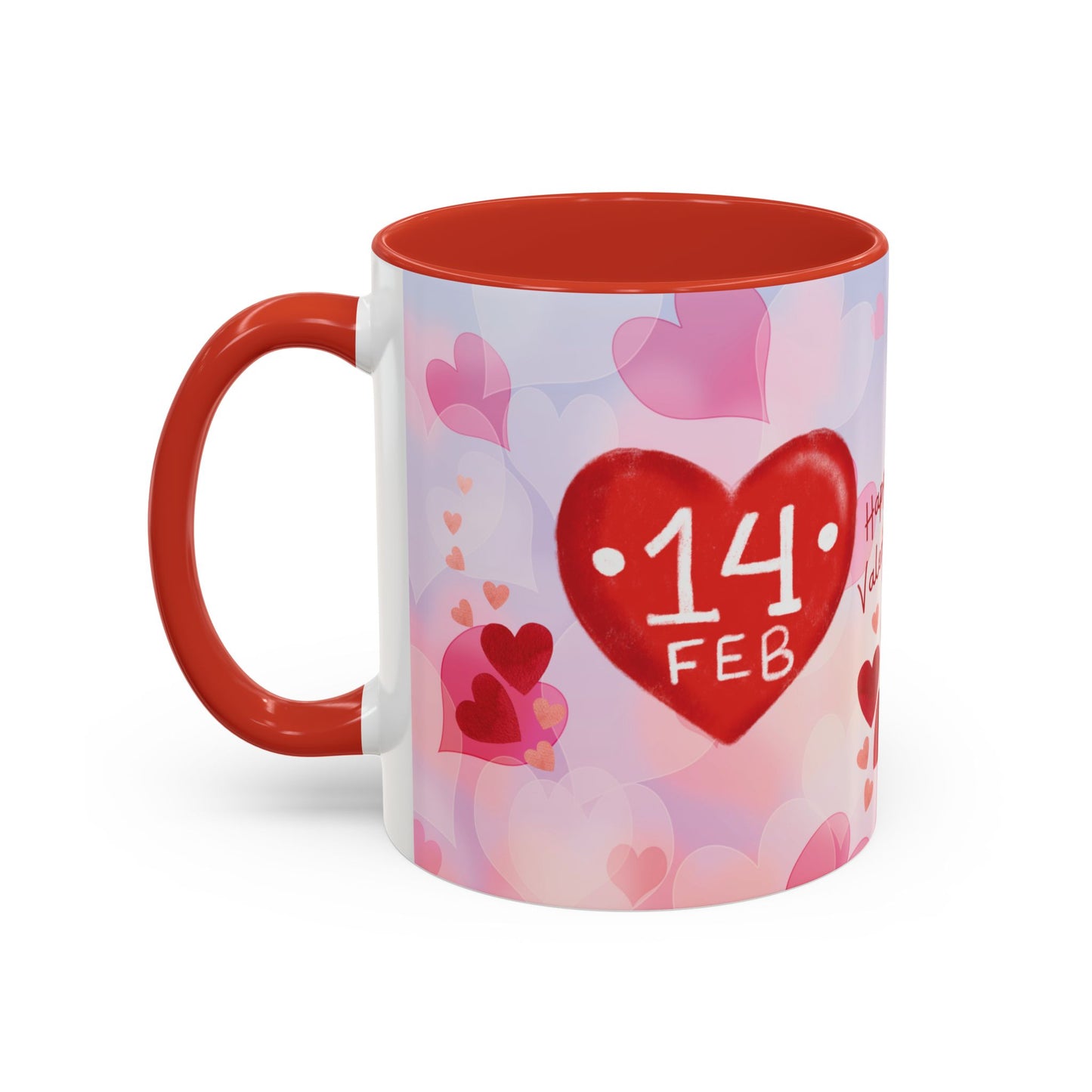 Valentine’s Day Mug Set – Romantic Heart & Custom Photo Design