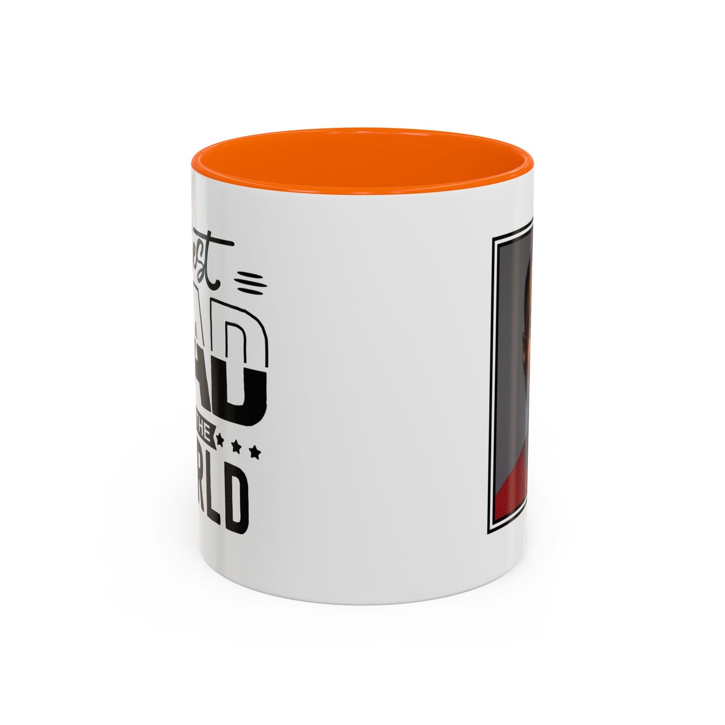 Custom Father's Day Accent Coffee Mug | 11oz & 15oz Personalized Ceramic Mug