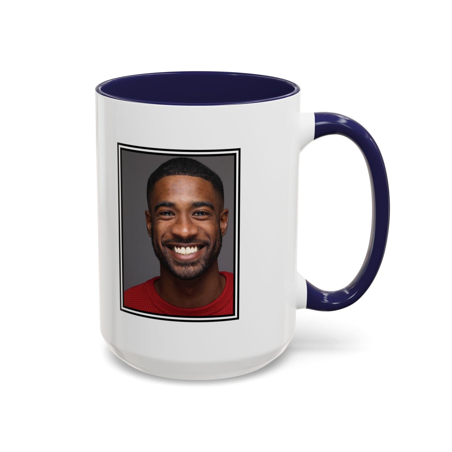 Custom Father's Day Accent Coffee Mug | 11oz & 15oz Personalized Ceramic Mug