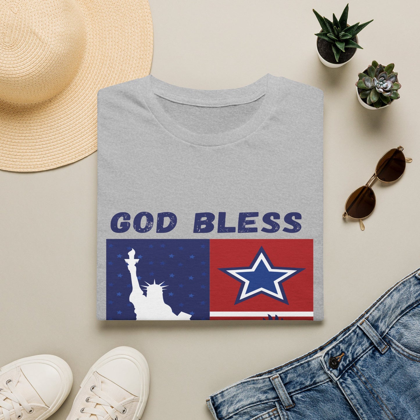 4th of July Unisex Softstyle T-Shirt |  Patriotic Tee