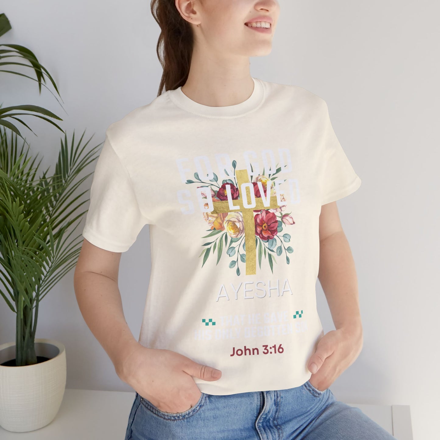For God So Loved John 3:16 Christian shirt