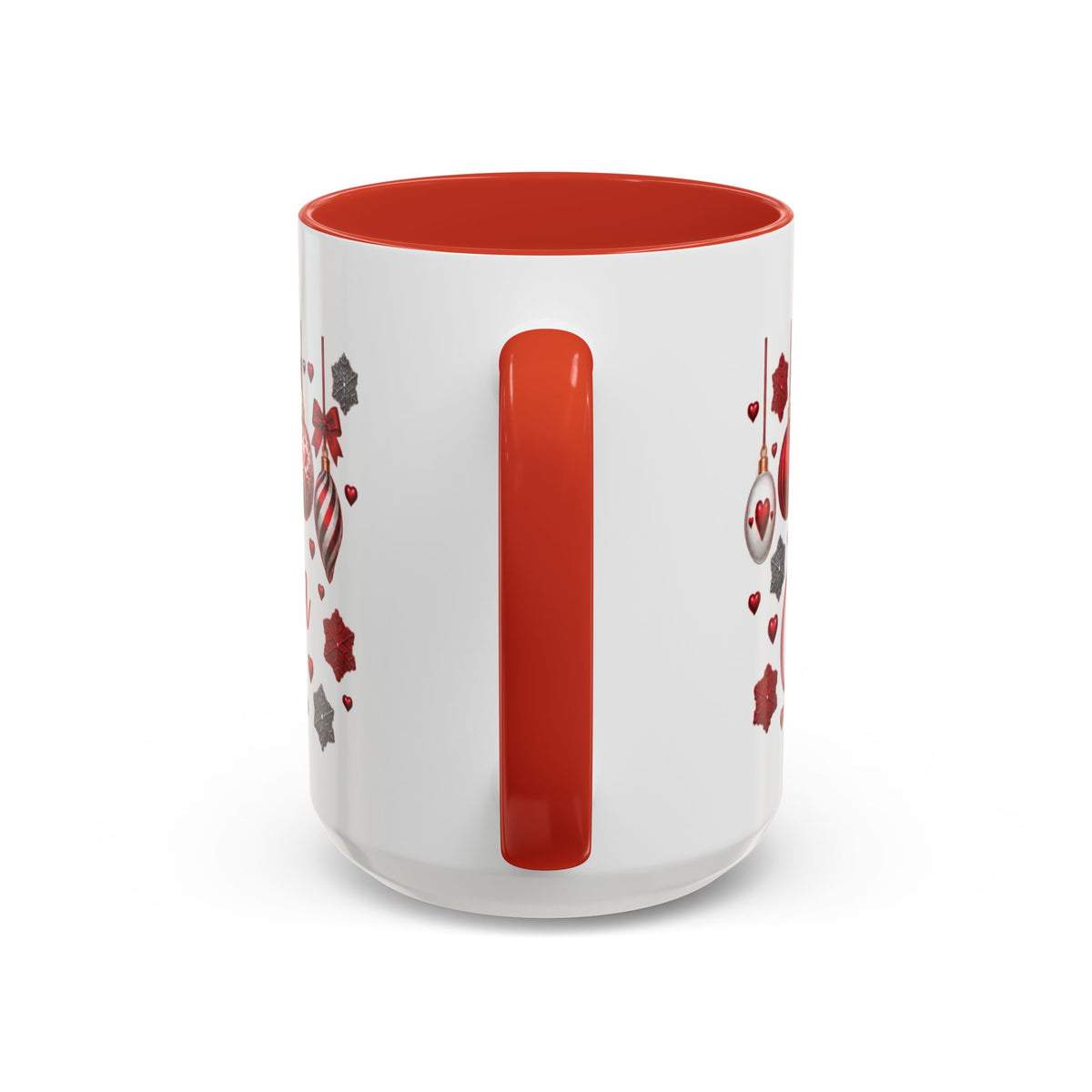 Personalized Christmas Mug with Name – Accent Coffee Mug (11, 15oz)