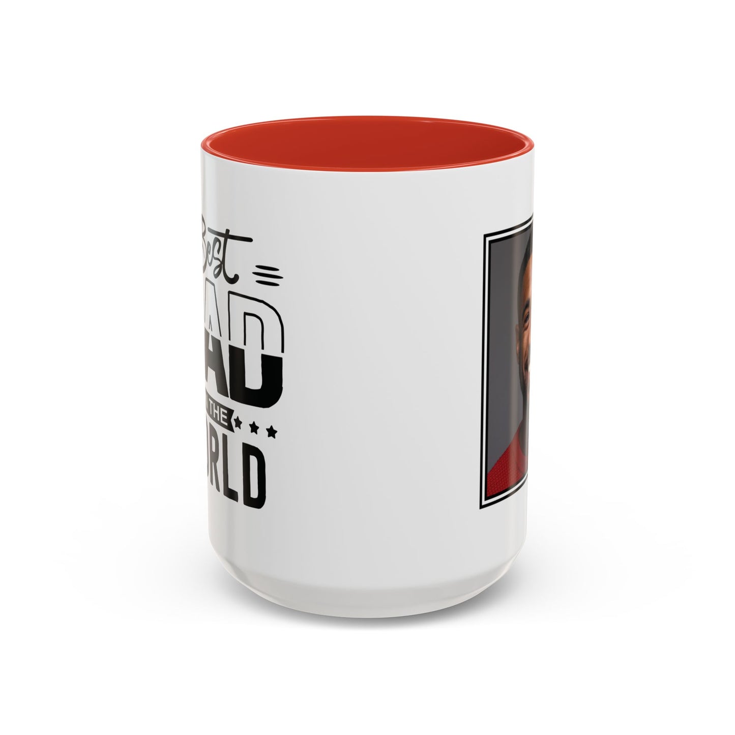 Custom Father's Day Accent Coffee Mug | 11oz & 15oz Personalized Ceramic Mug