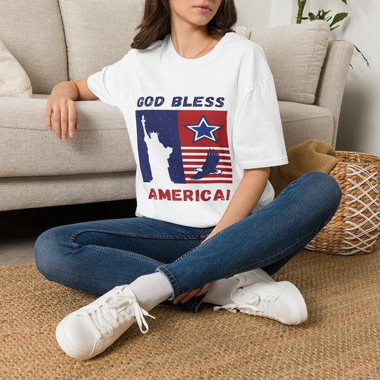 4th of July Unisex Softstyle T-Shirt |  Patriotic Tee