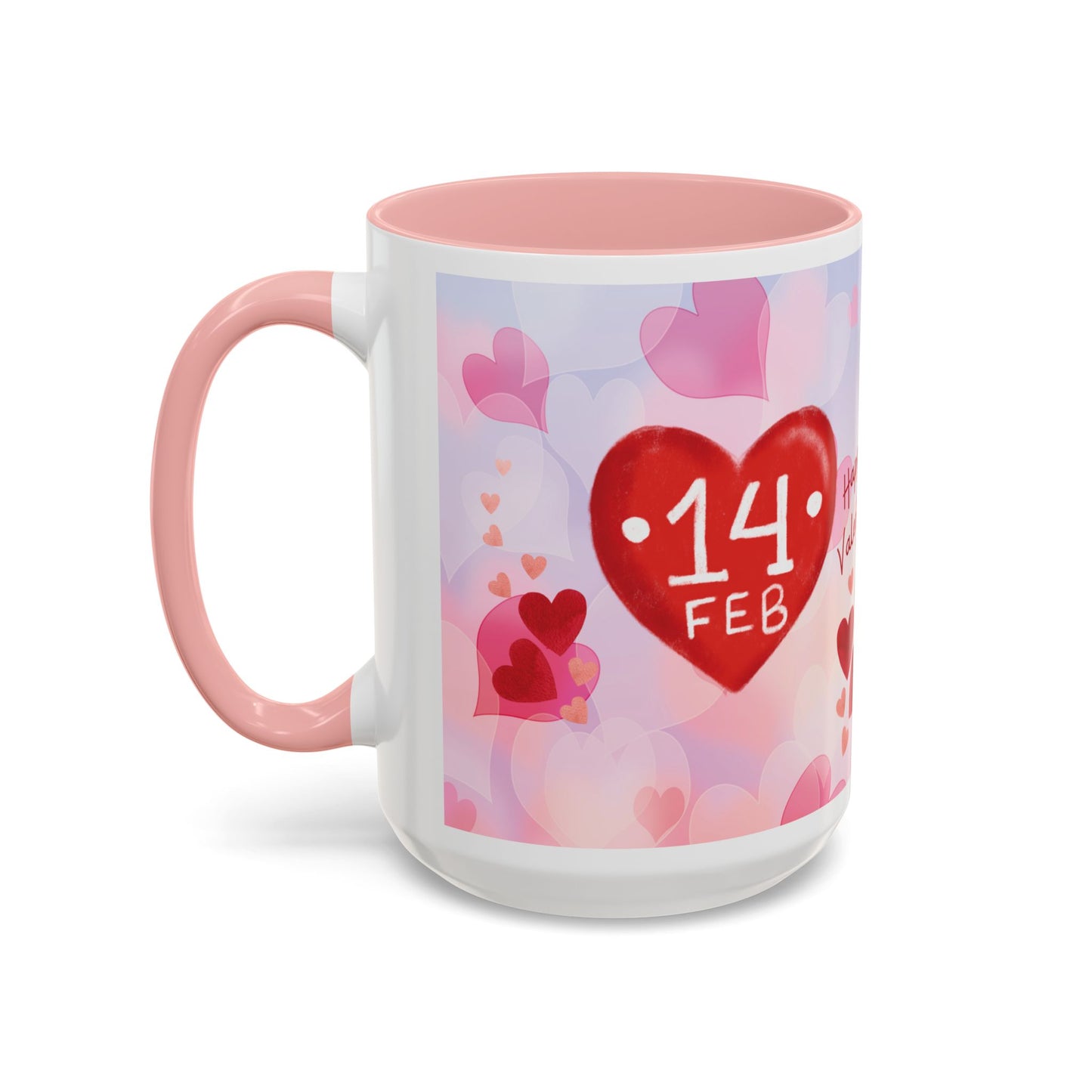 Valentine’s Day Mug Set – Romantic Heart & Custom Photo Design