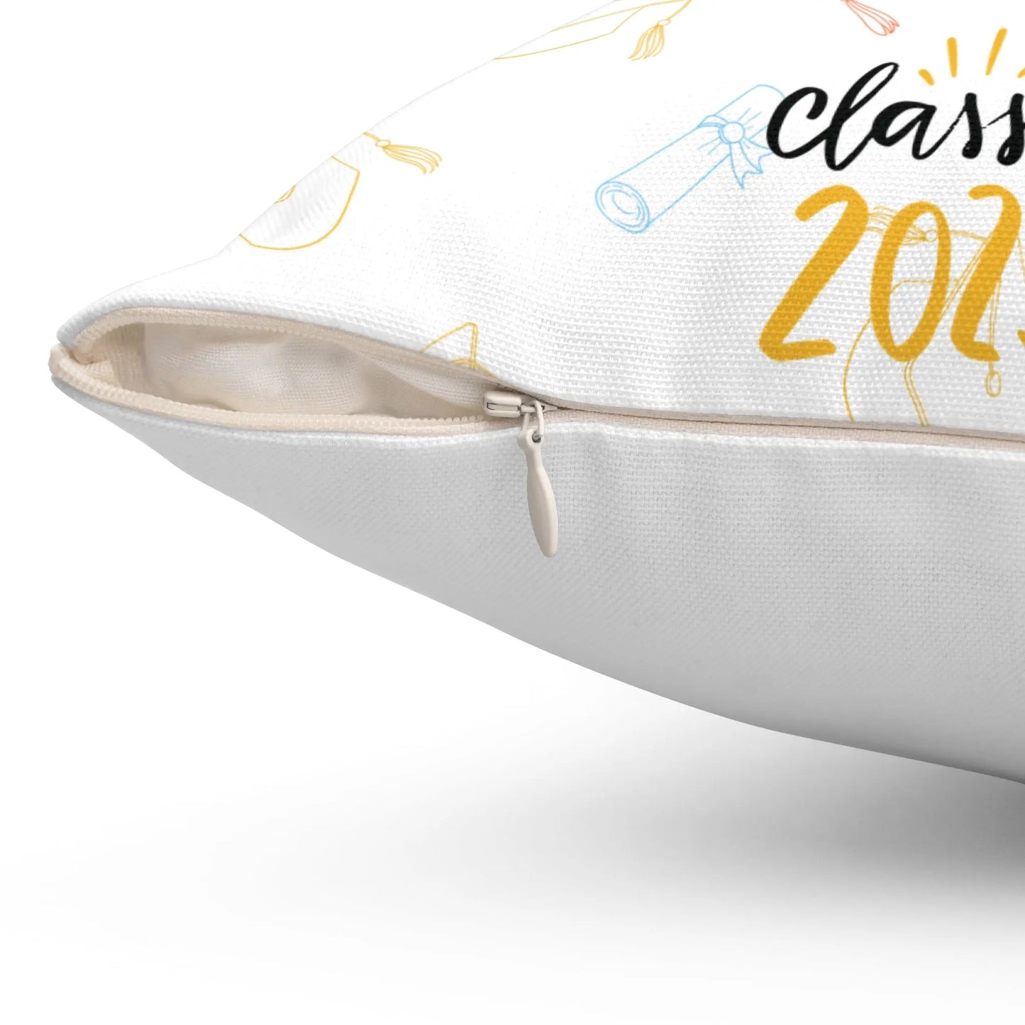 2025 Graduate Spun Polyester Square Pillow Printify