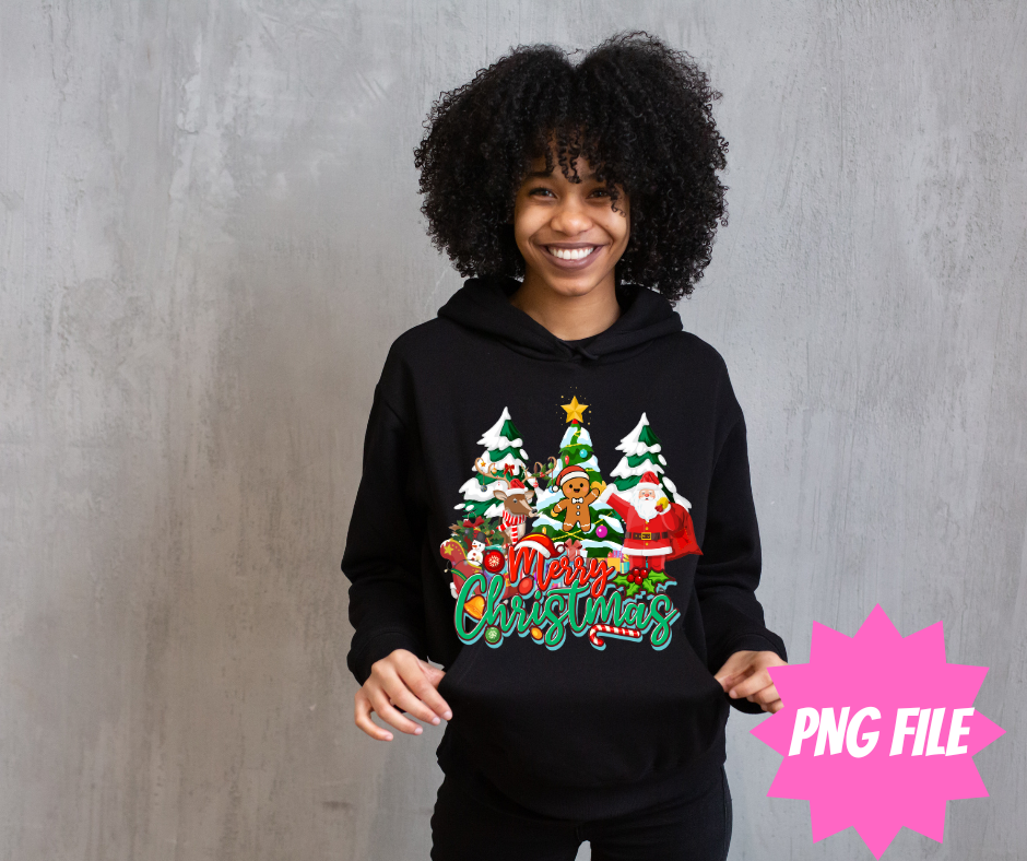 Free Christmas PNG Bundle | Joy to the World, Ho Ho Ho & Merry Christmas Designs for Sublimation, DTF & DTG