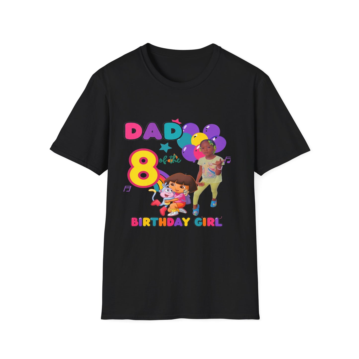Family Birthday Matching Shirts – Custom Name & Age – Birthday Girl, Mom & Dad Bundle