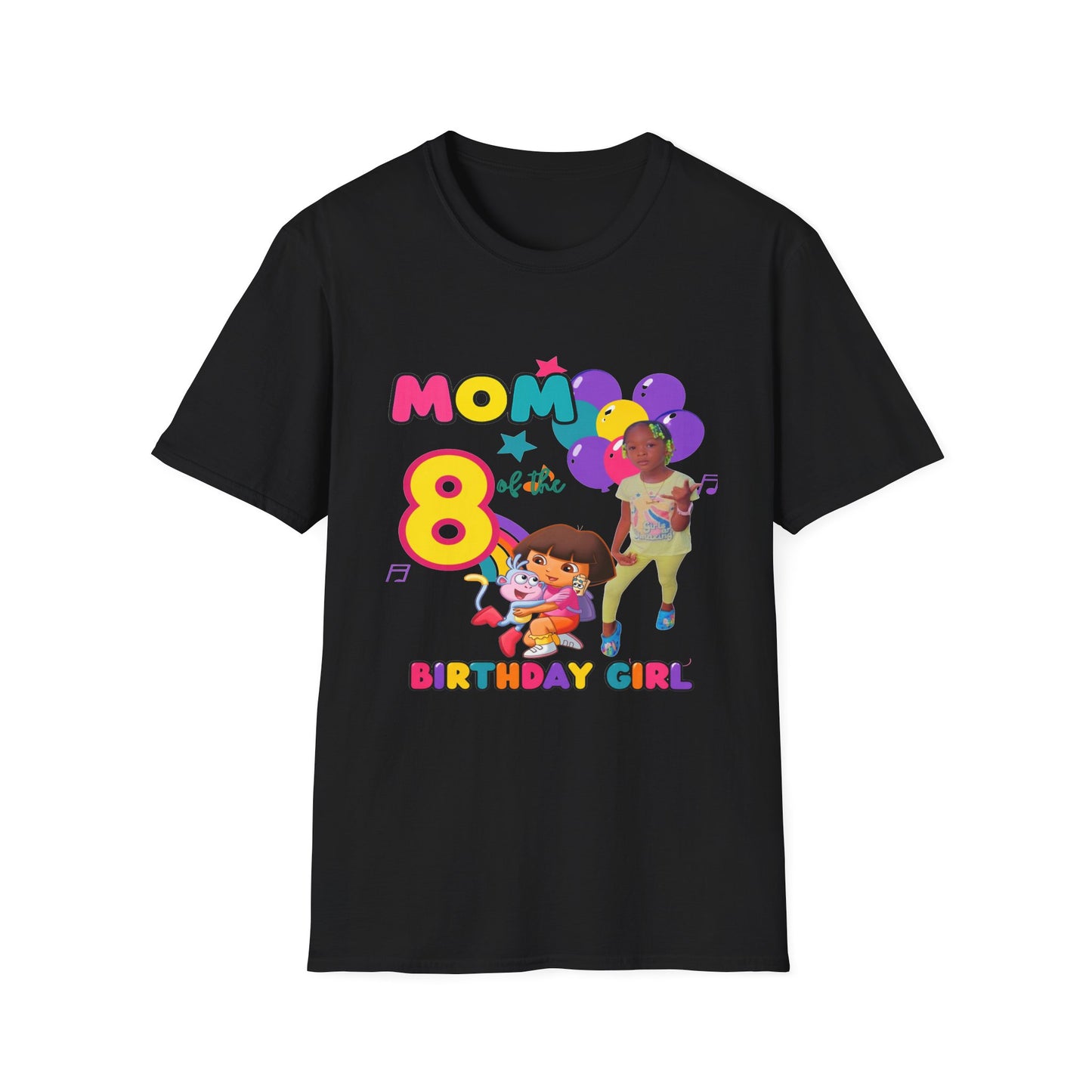 Family Birthday Matching Shirts – Custom Name & Age – Birthday Girl, Mom & Dad Bundle