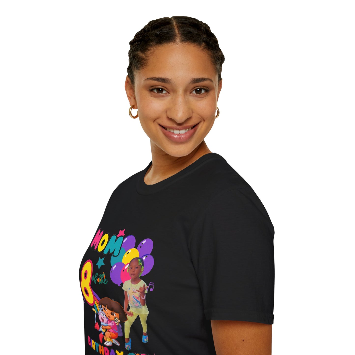 Family Birthday Matching Shirts – Custom Name & Age – Birthday Girl, Mom & Dad Bundle