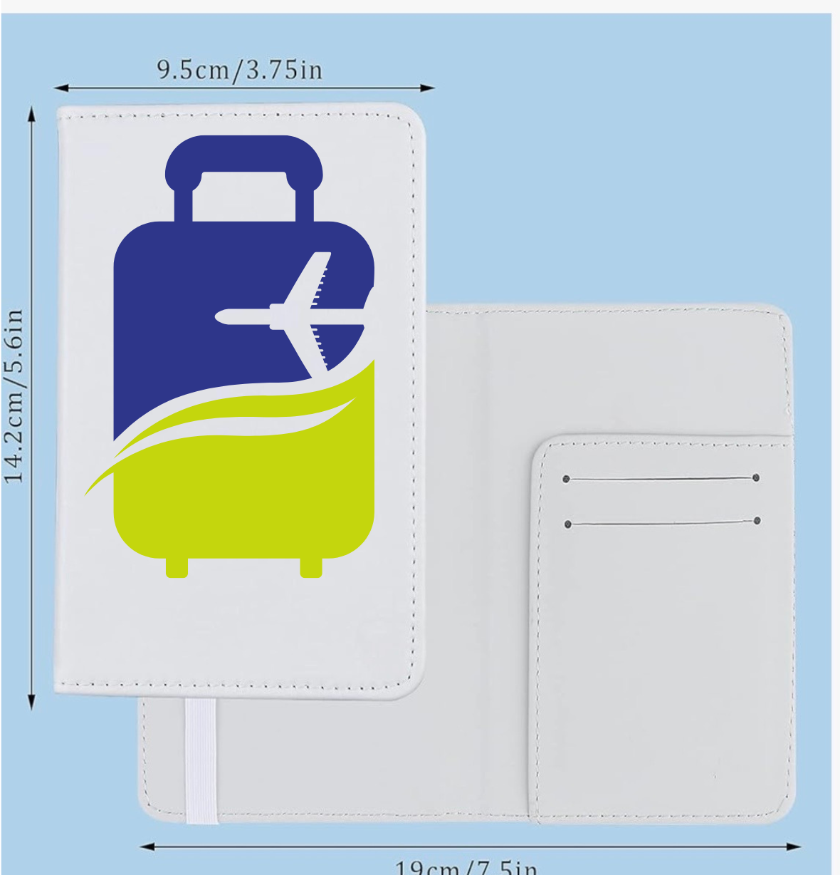 " Custom Passport Cover – “Travel Edition” (Personalized)