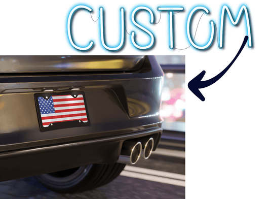 Custom car plate - Makarios kustom printing